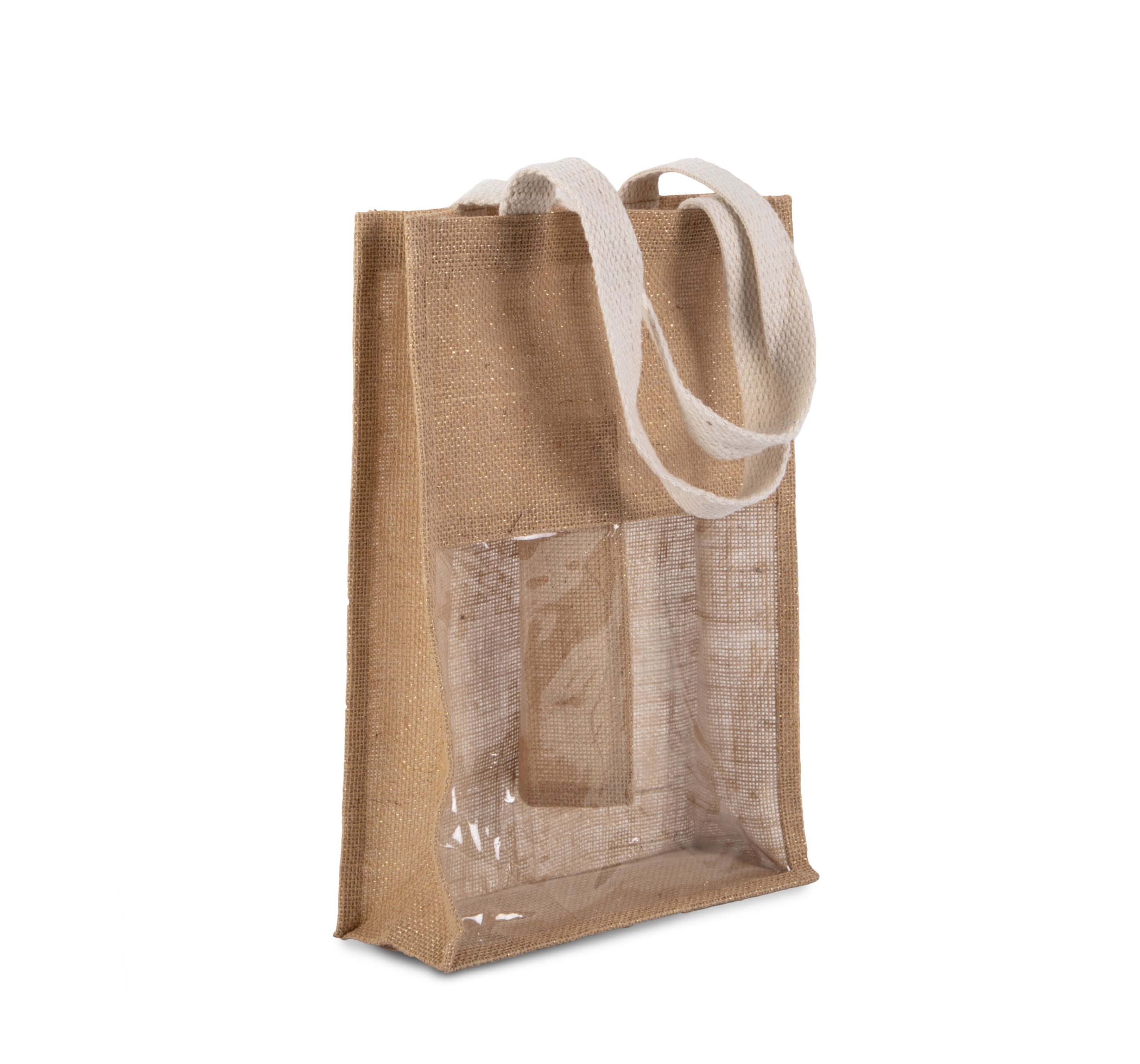Miniature 5 pour Sac porte-bouteilles en jute