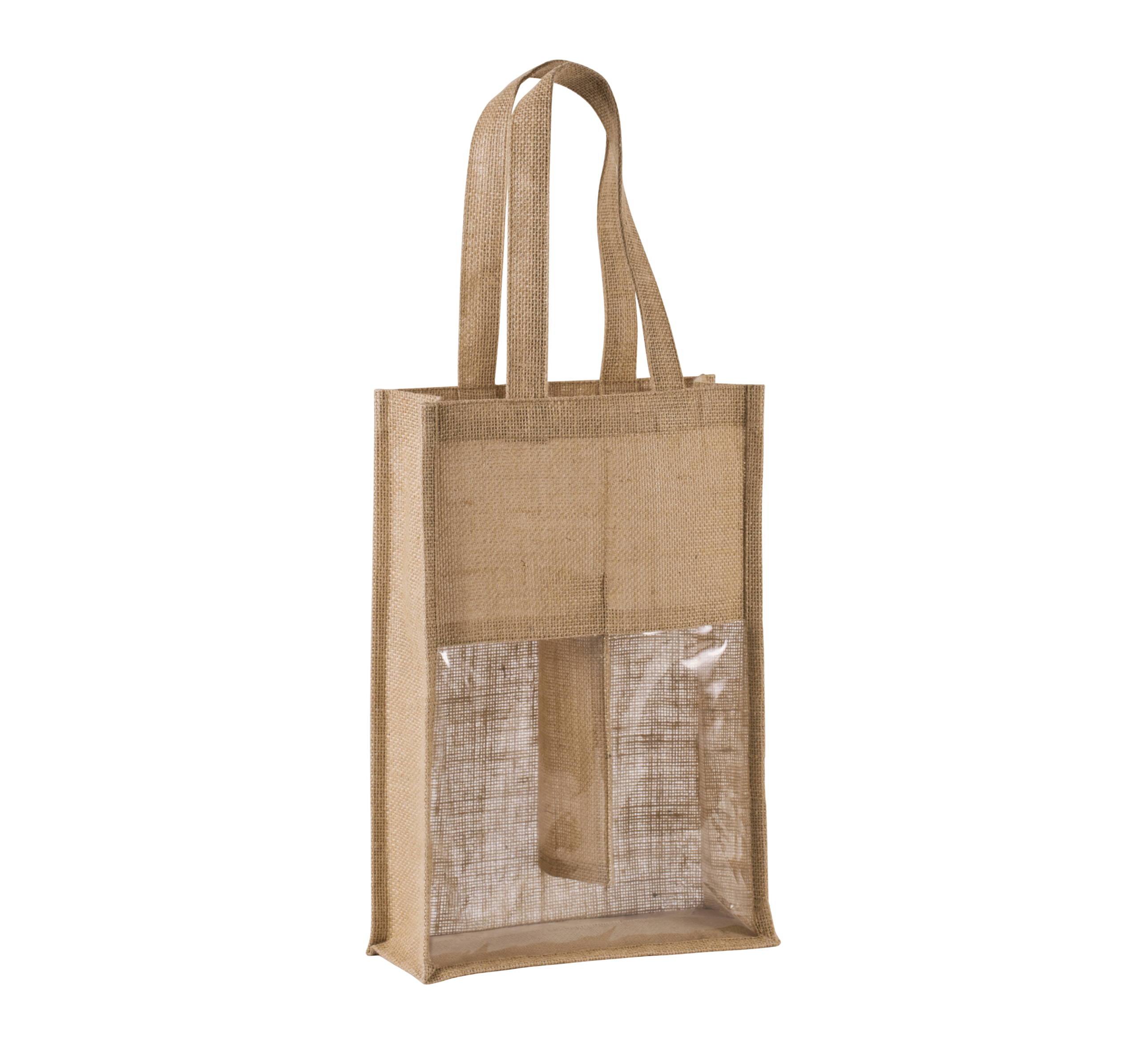 Miniature 4 pour Sac porte-bouteilles en jute