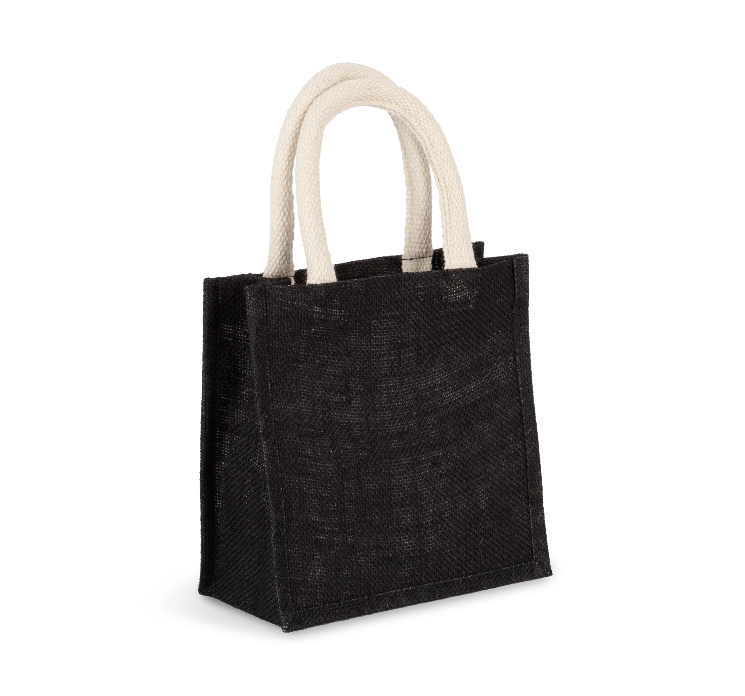 Miniature 5 pour Sac style cabas en toile de jute - petit modèle