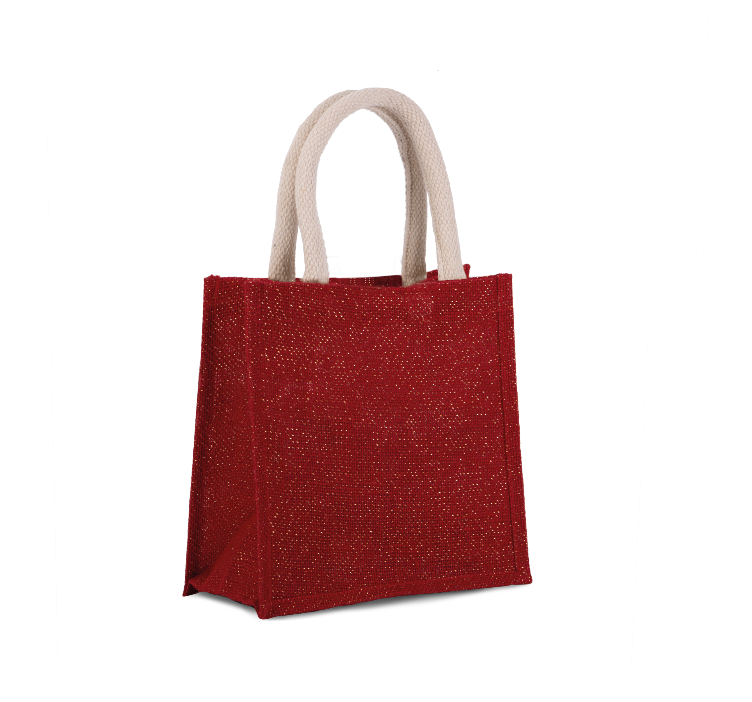 Miniature 7 pour Sac style cabas en toile de jute - petit modèle