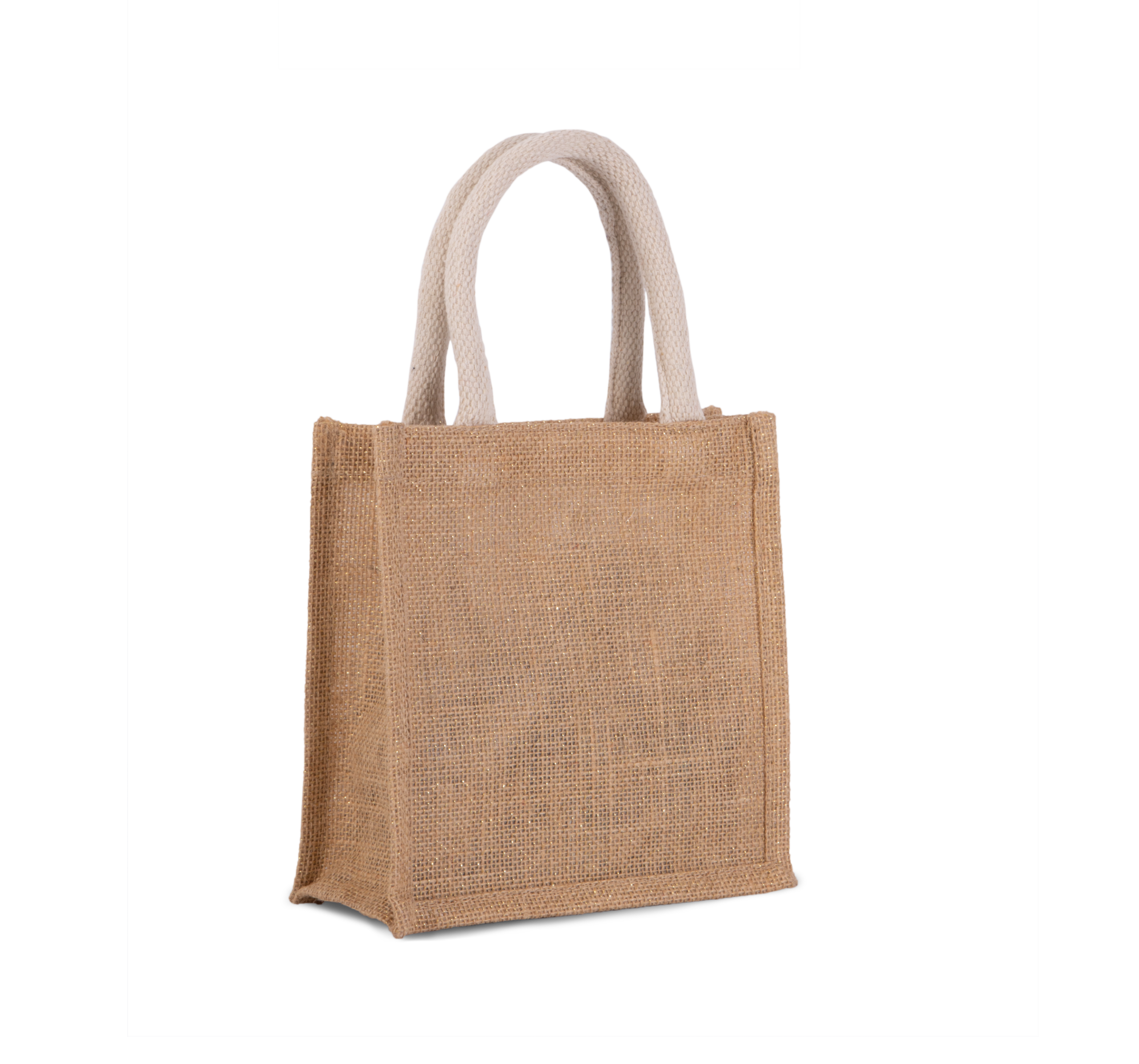 Miniature 12 pour Sac style cabas en toile de jute - petit modèle