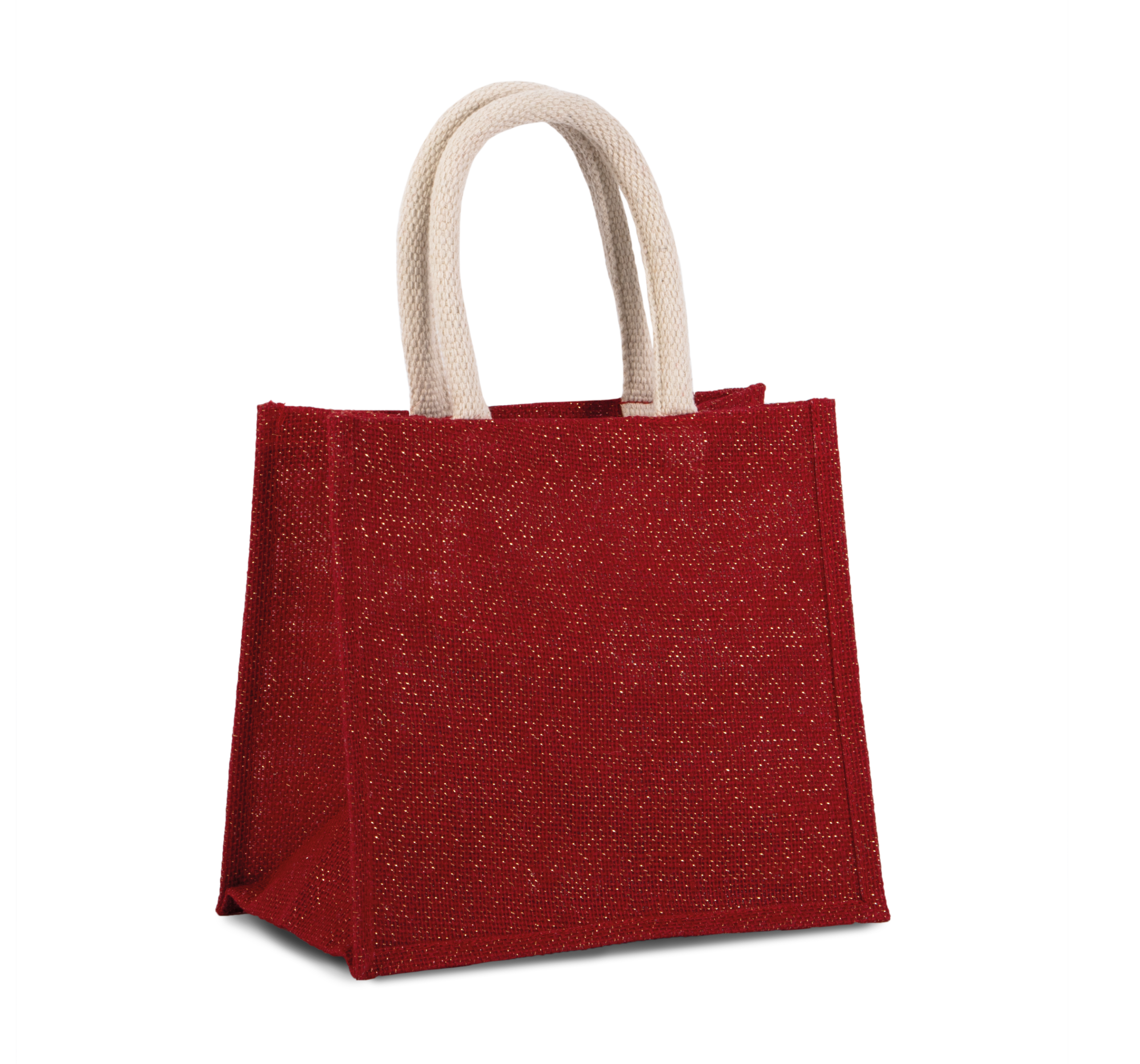 Miniature 7 pour Sac style cabas en toile de jute - modèle moyen