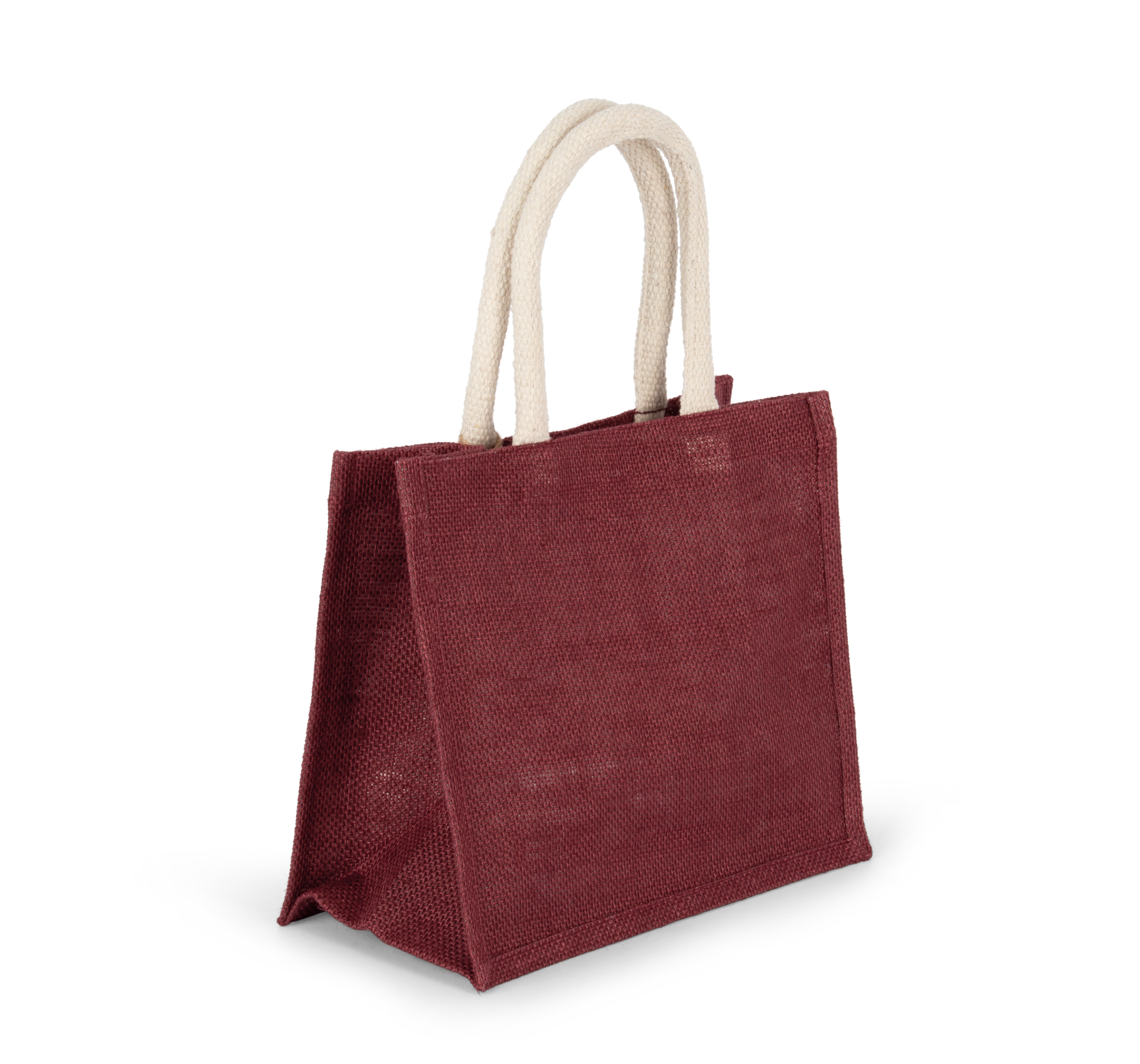Miniature 9 pour Sac style cabas en toile de jute - modèle moyen