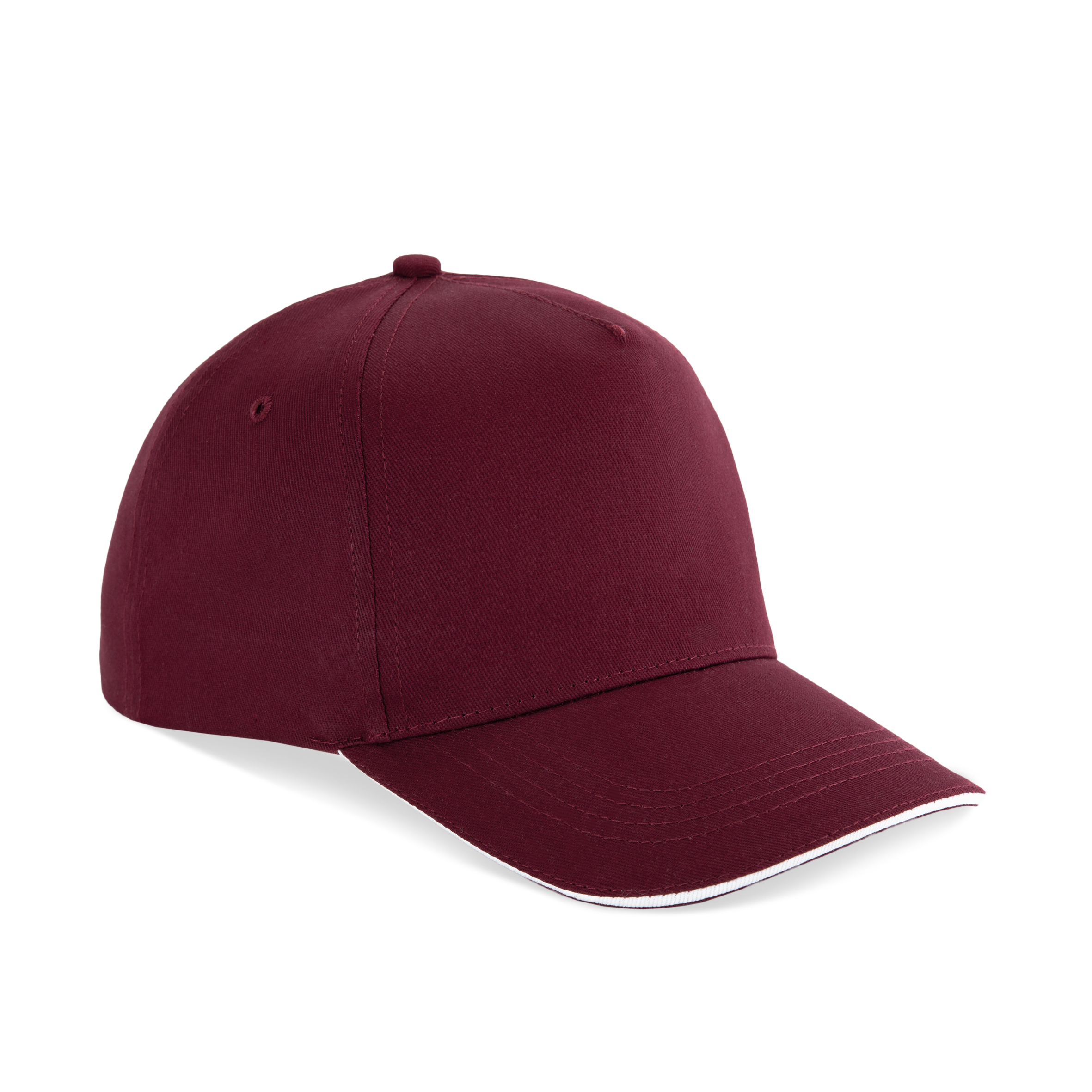 Miniature 23 pour Casquette sandwich contrasté - 5 panneaux