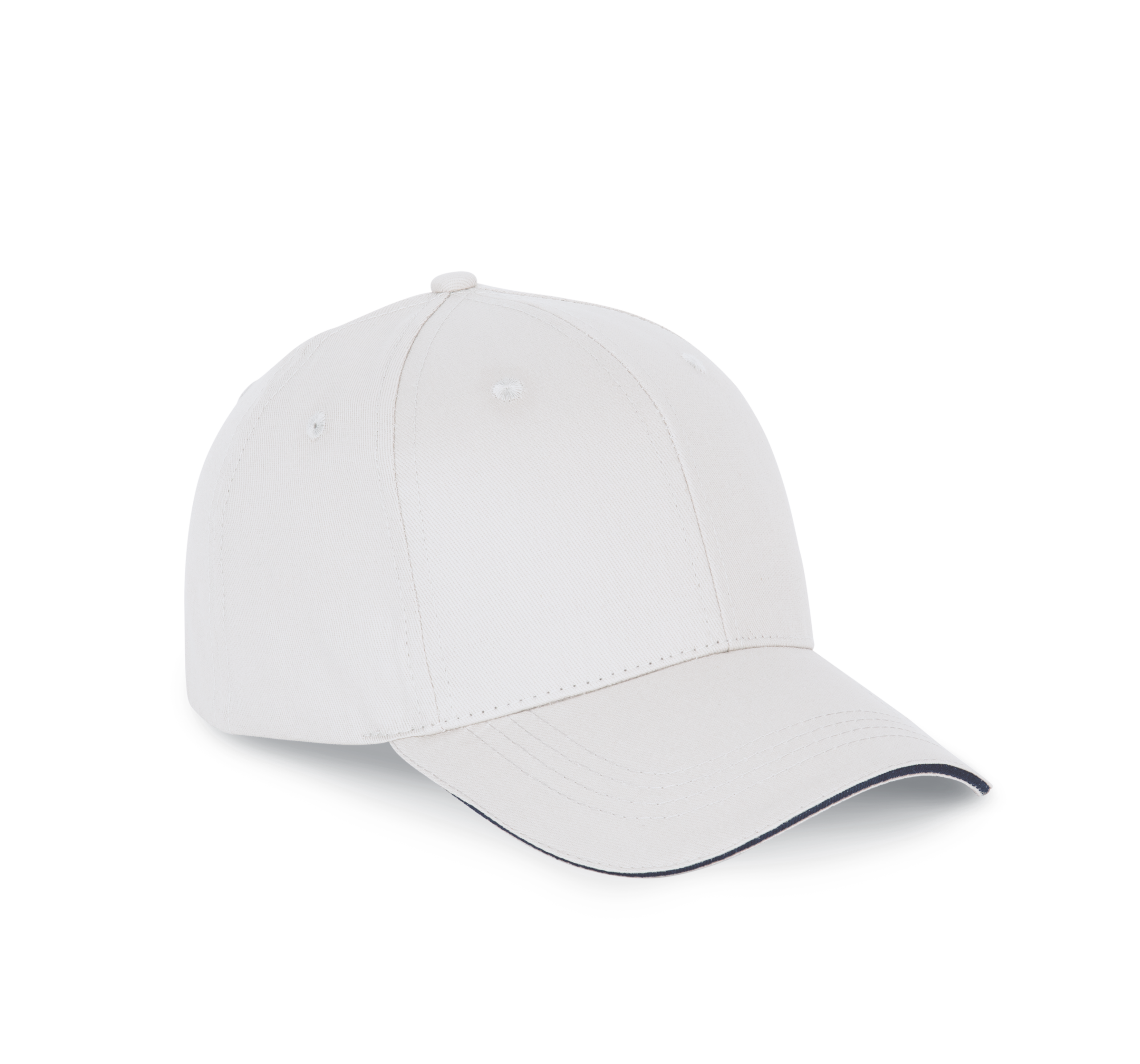 Miniature 17 pour Casquette avec sandwich contrasté - 6 panneaux
