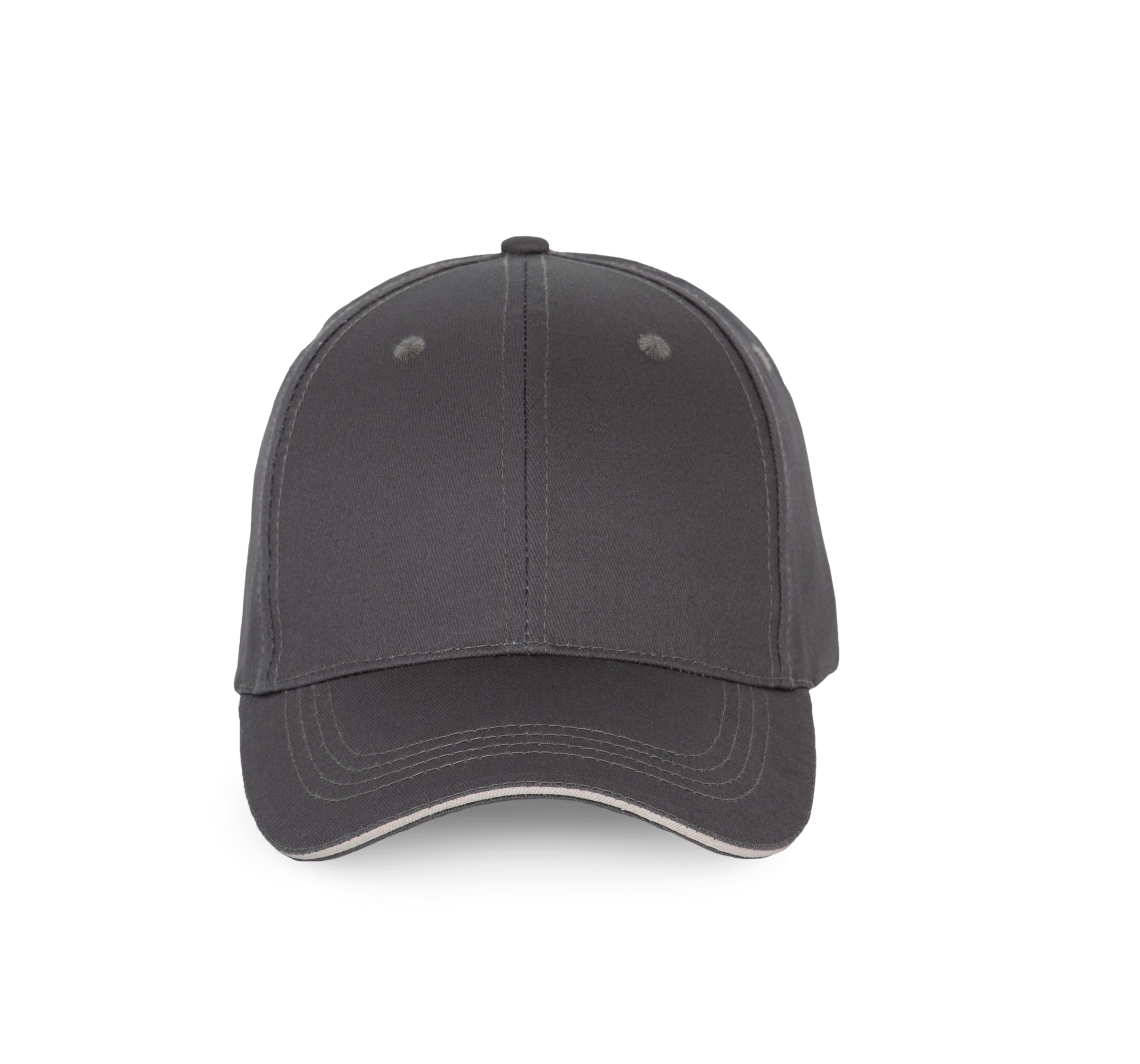 Miniature 11 pour Casquette avec sandwich contrasté - 6 panneaux