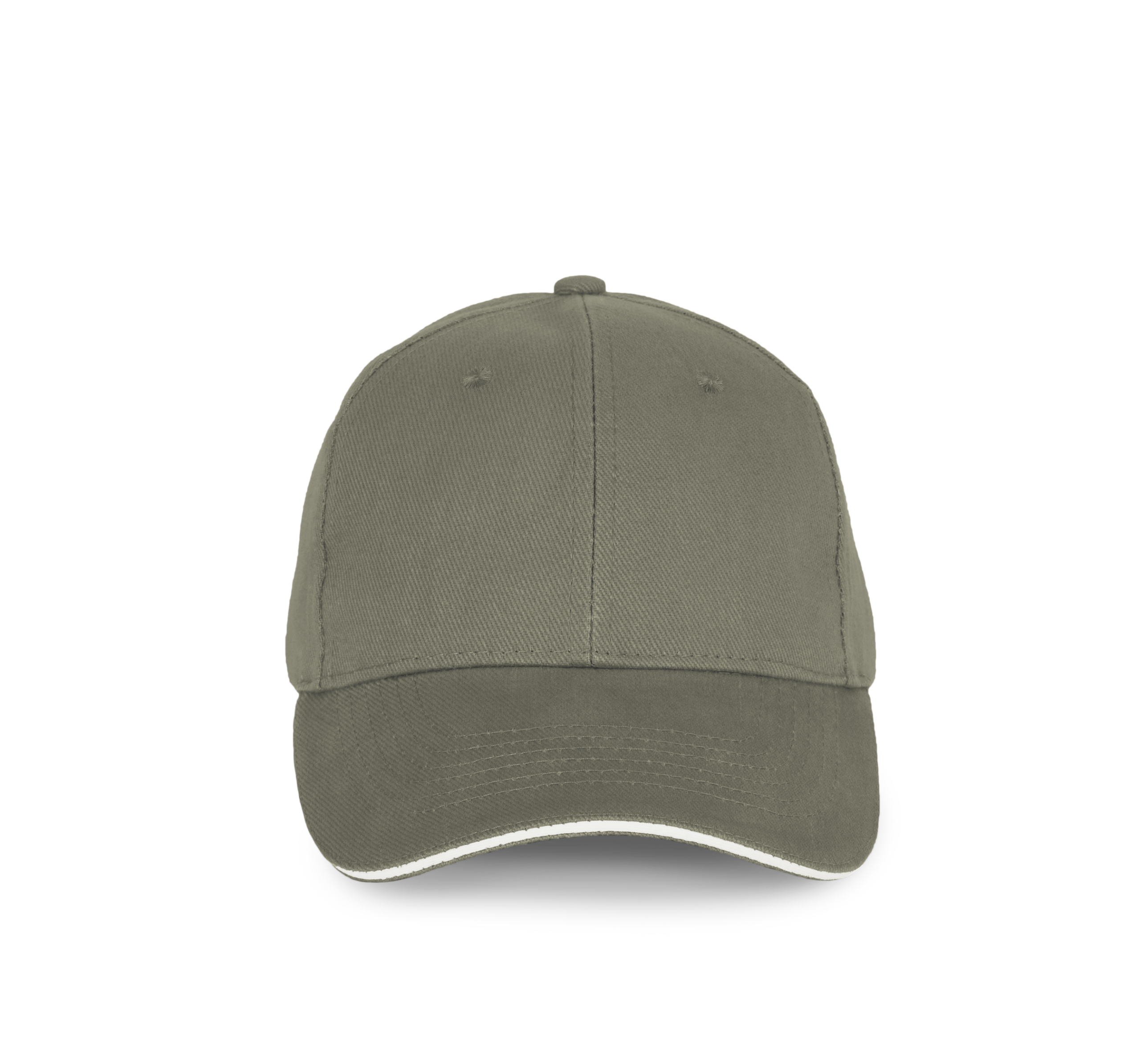 Miniature 9 pour Casquette en coton biologique à sandwich contrasté - 6 panneaux