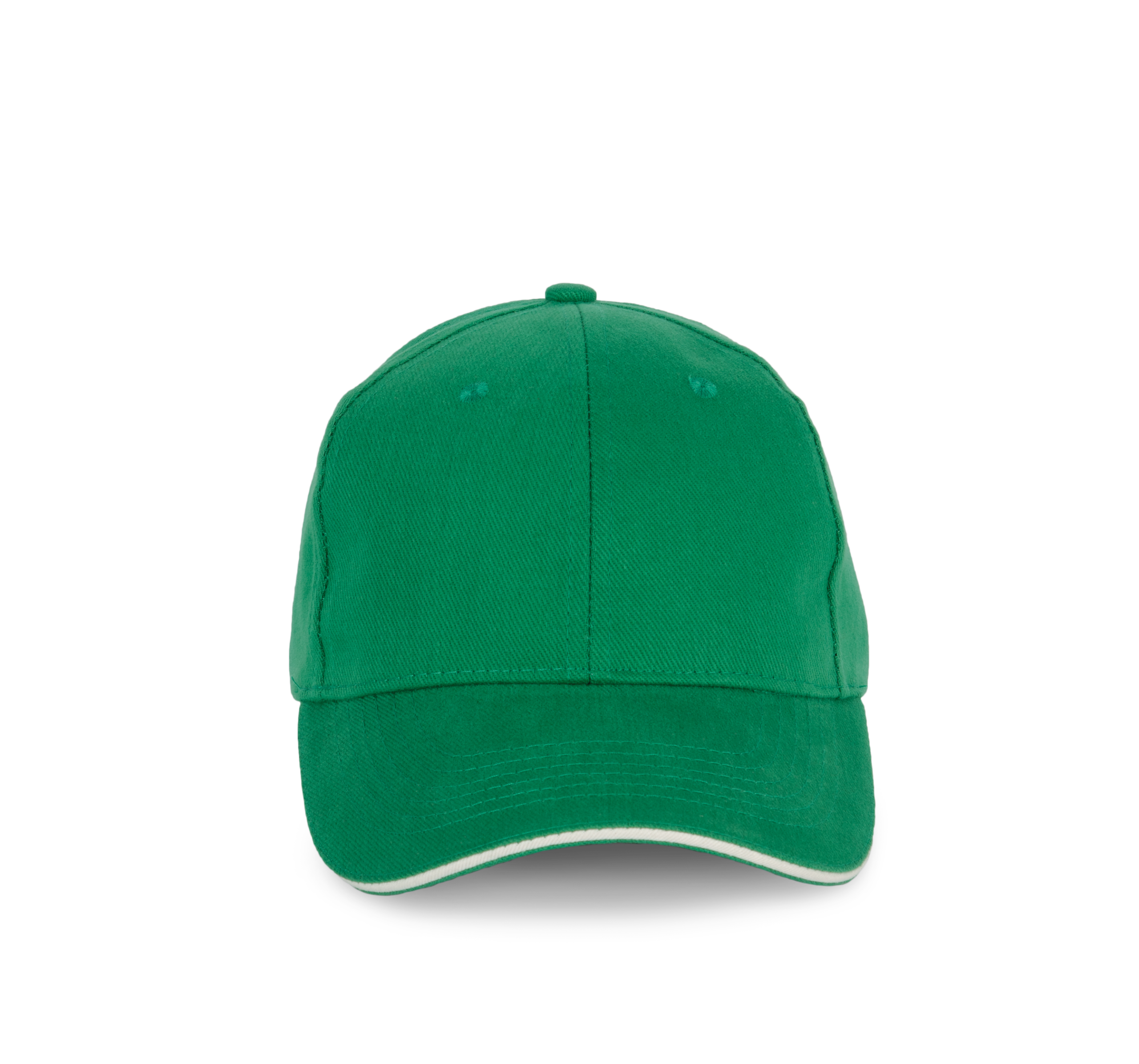 Miniature 11 pour Casquette en coton biologique à sandwich contrasté - 6 panneaux