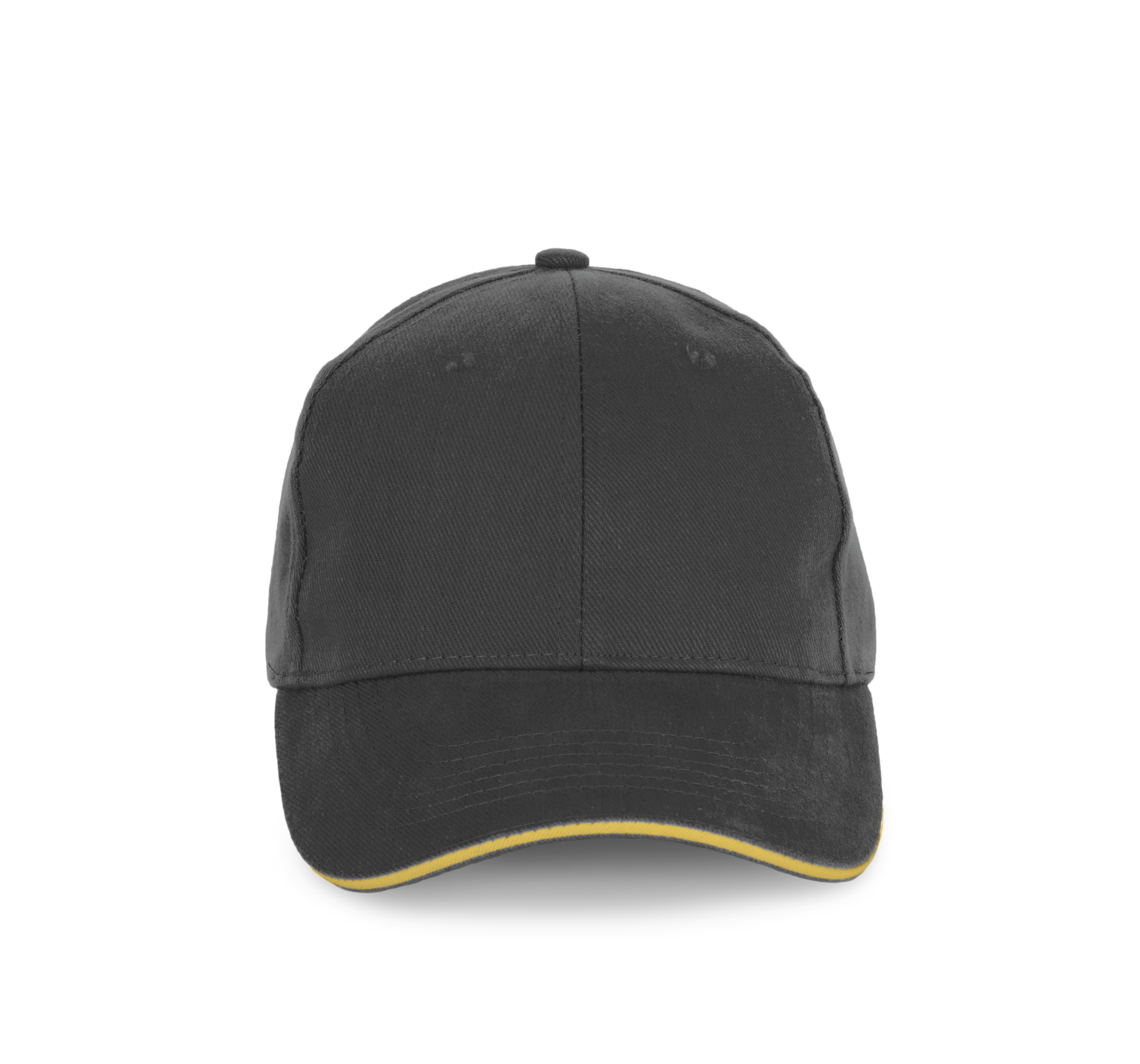 Miniature 13 pour Casquette en coton biologique à sandwich contrasté - 6 panneaux