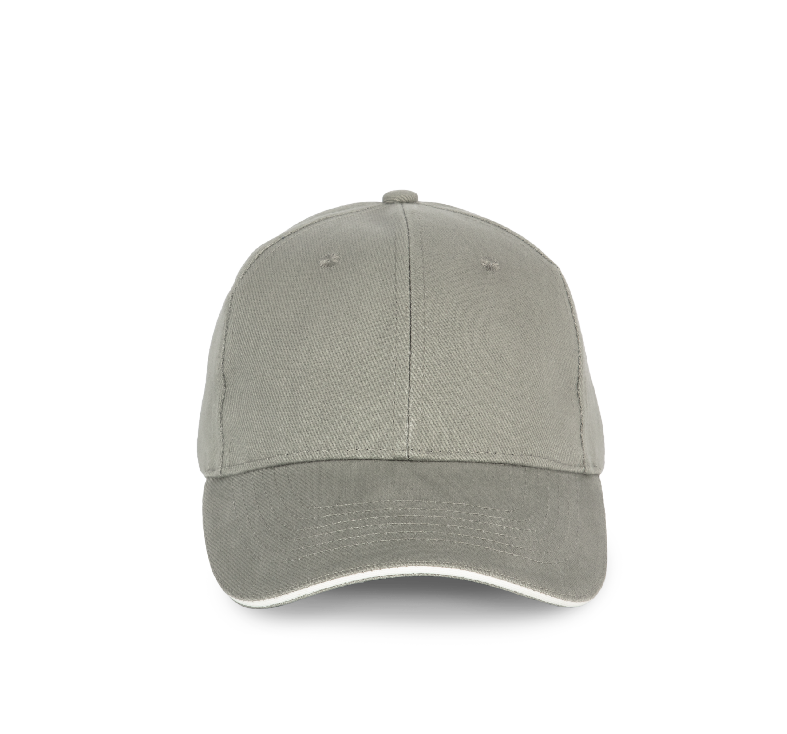 Miniature 14 pour Casquette en coton biologique à sandwich contrasté - 6 panneaux