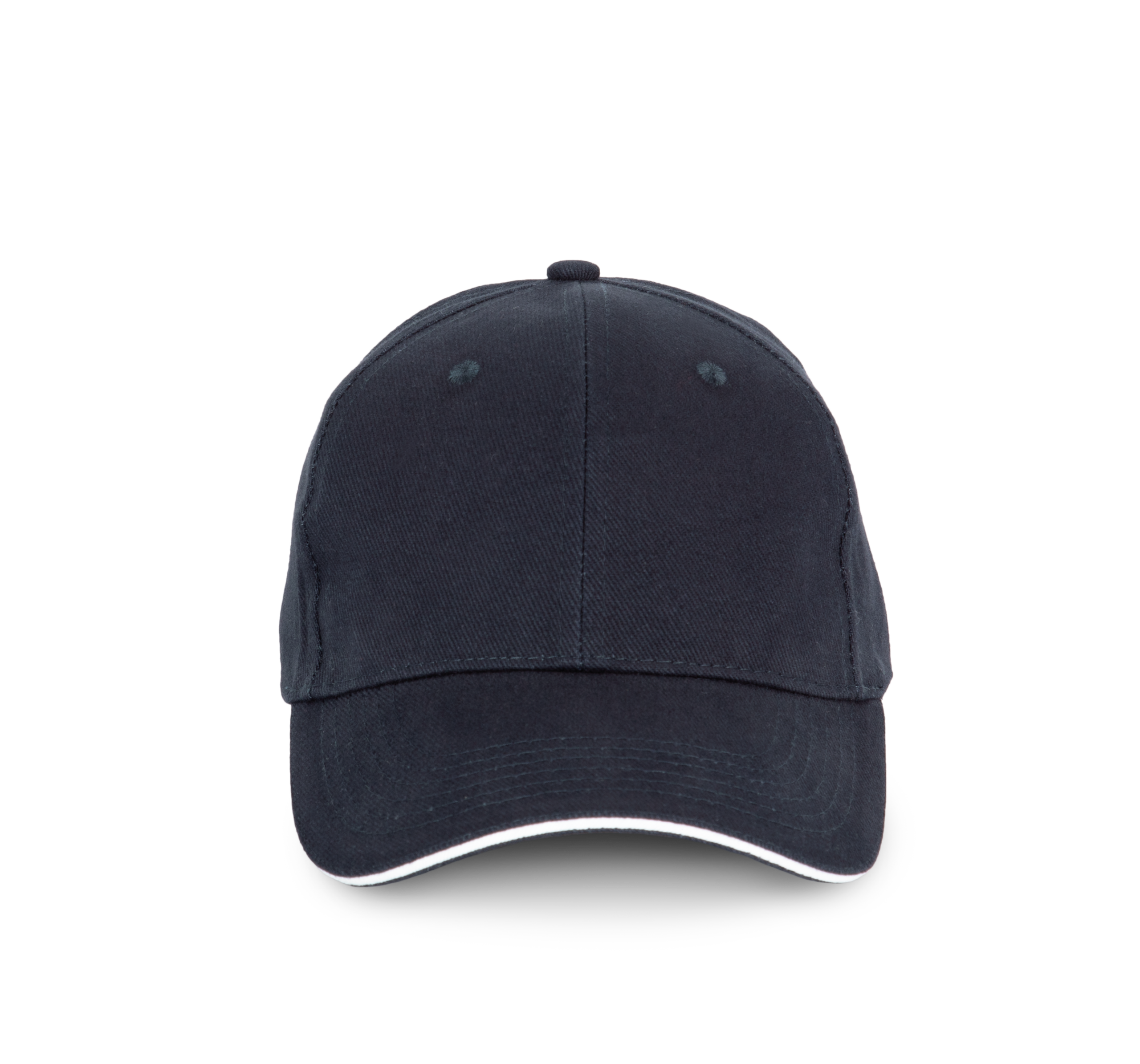 Miniature 19 pour Casquette en coton biologique à sandwich contrasté - 6 panneaux