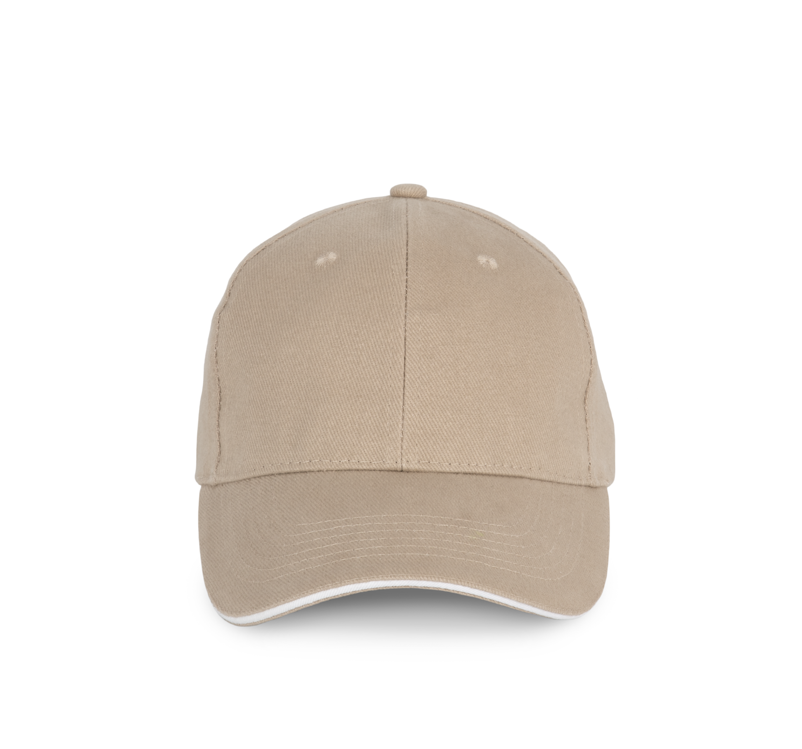 Miniature 17 pour Casquette en coton biologique à sandwich contrasté - 6 panneaux