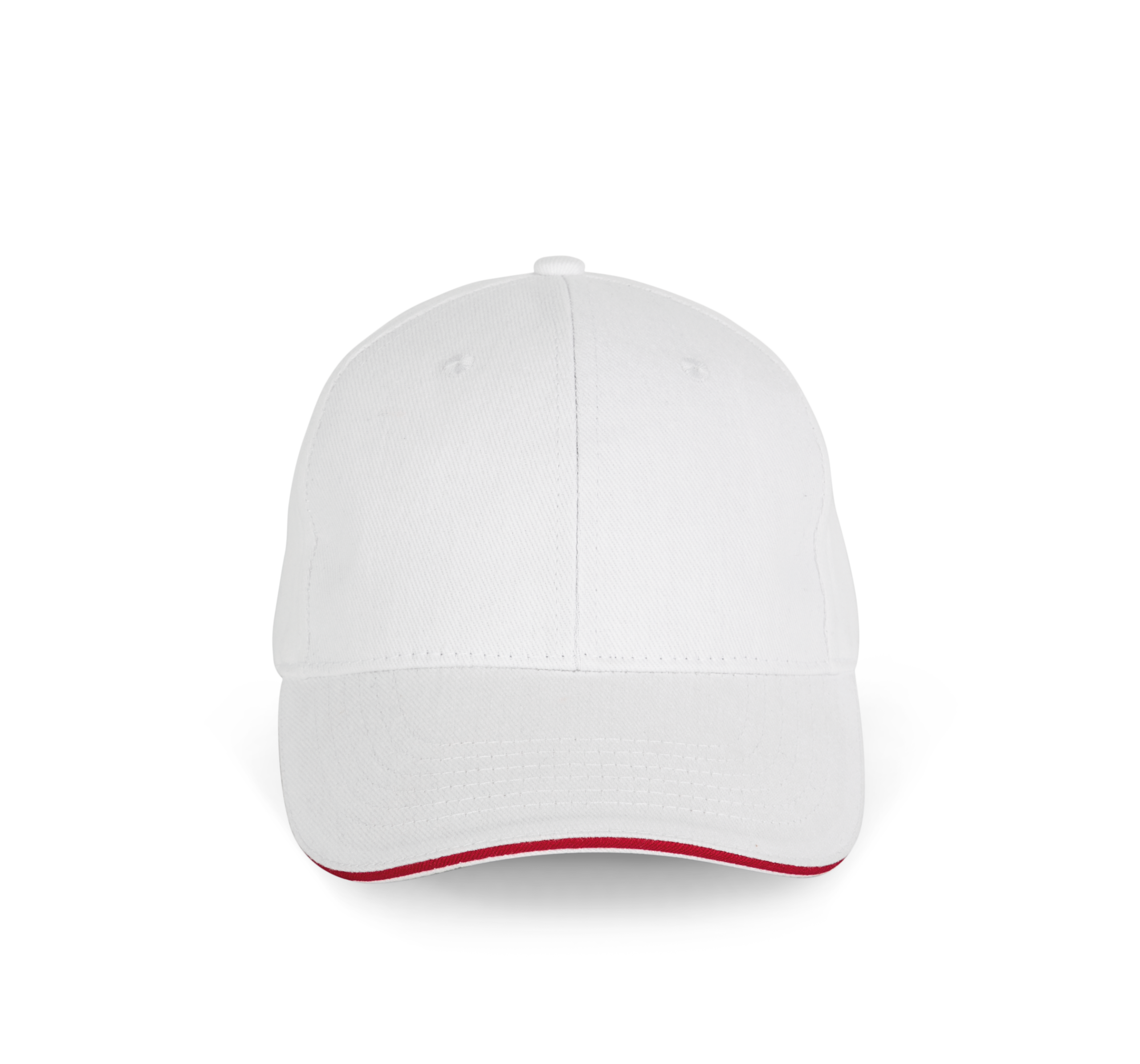 Miniature 18 pour Casquette en coton biologique à sandwich contrasté - 6 panneaux