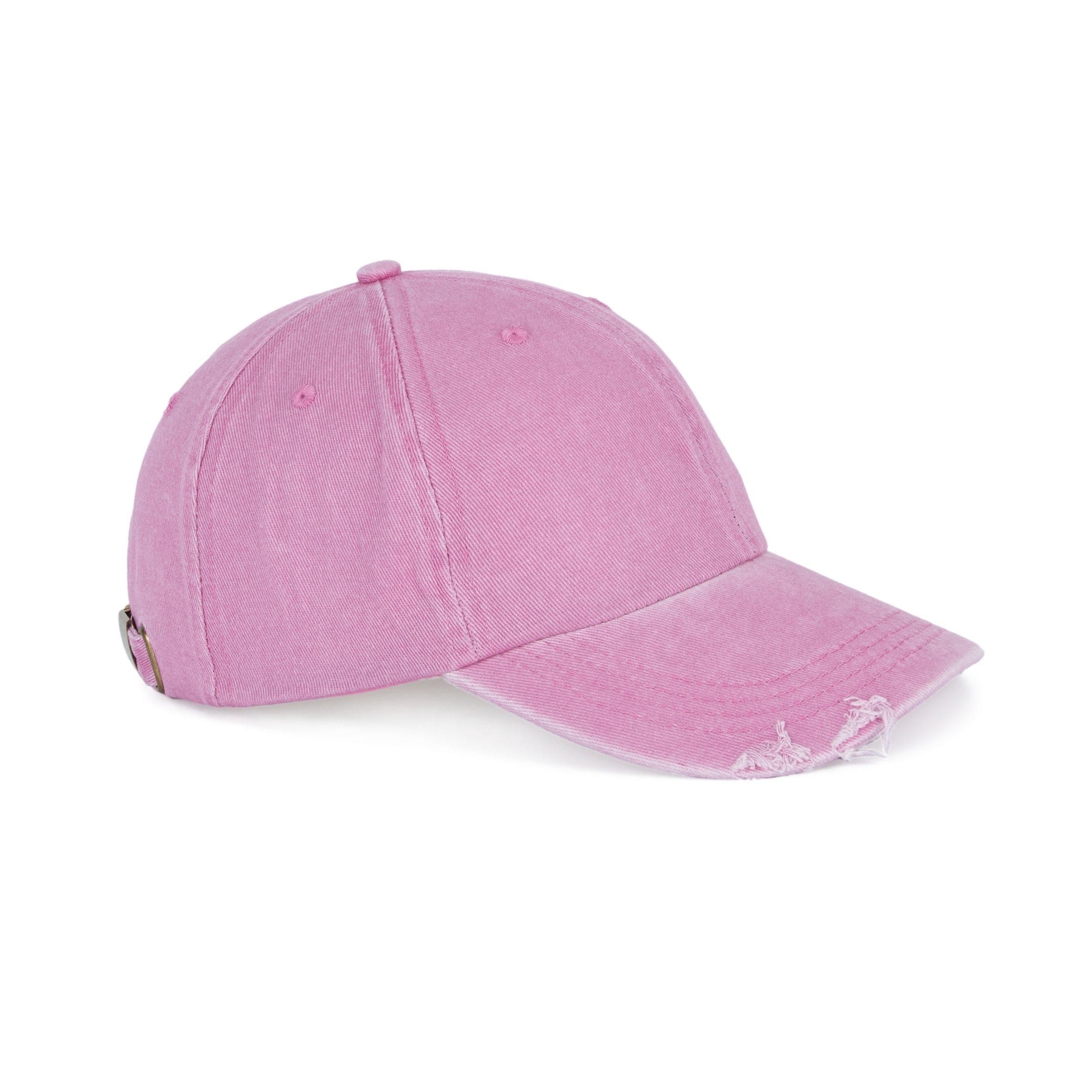 Miniature 3 pour Casquette vintage effet déchiré - 6 panneaux