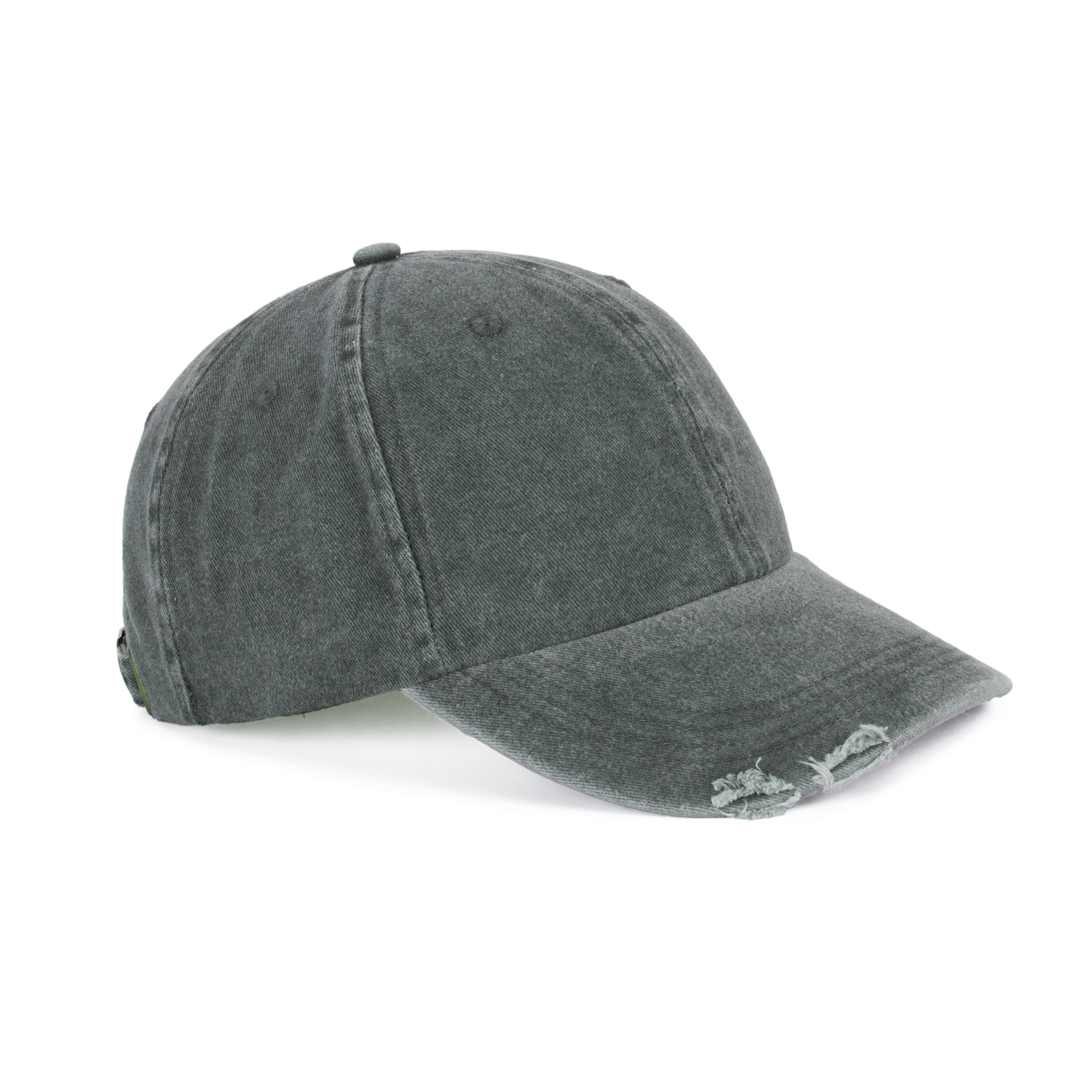 Miniature 9 pour Casquette vintage effet déchiré - 6 panneaux