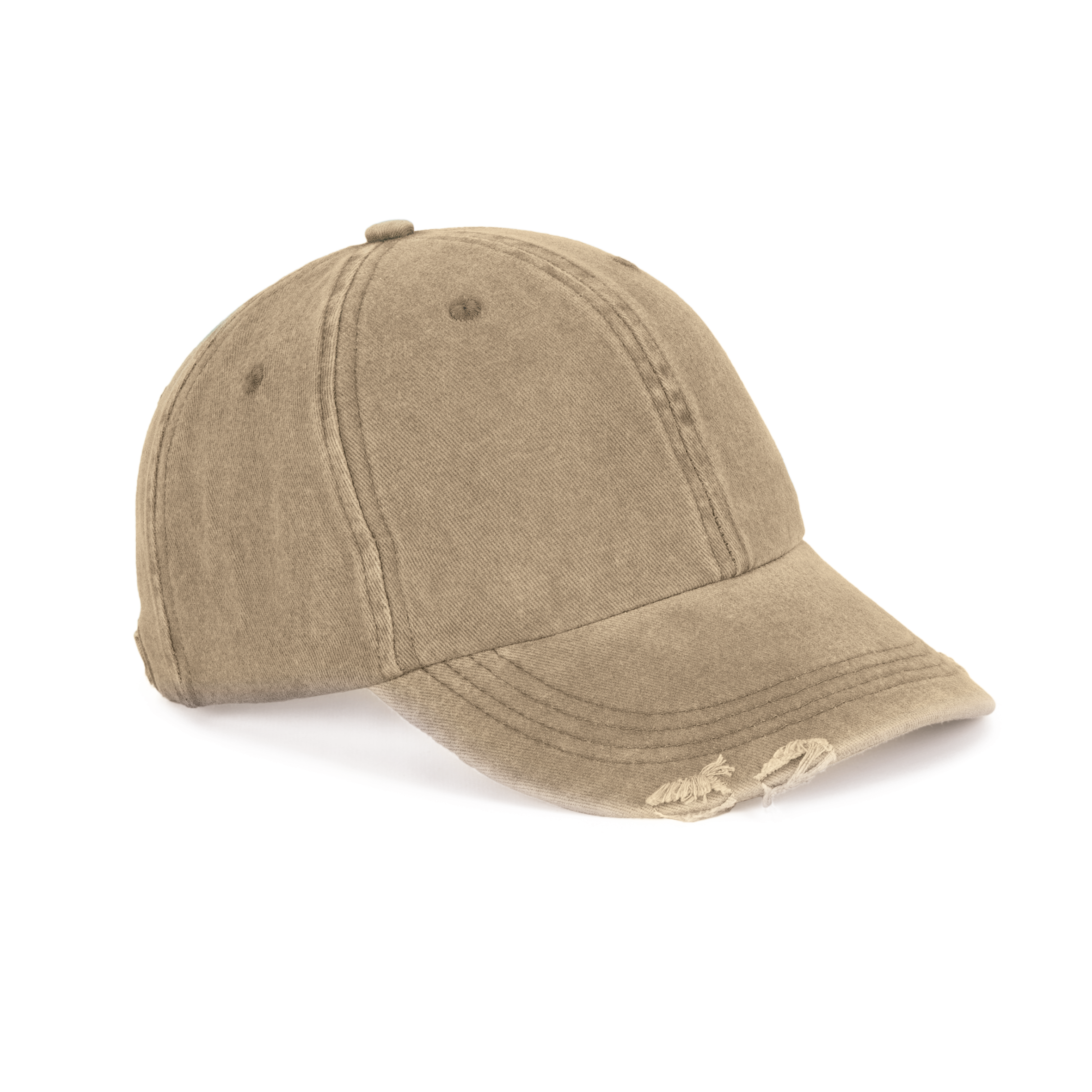 Miniature 10 pour Casquette vintage effet déchiré - 6 panneaux