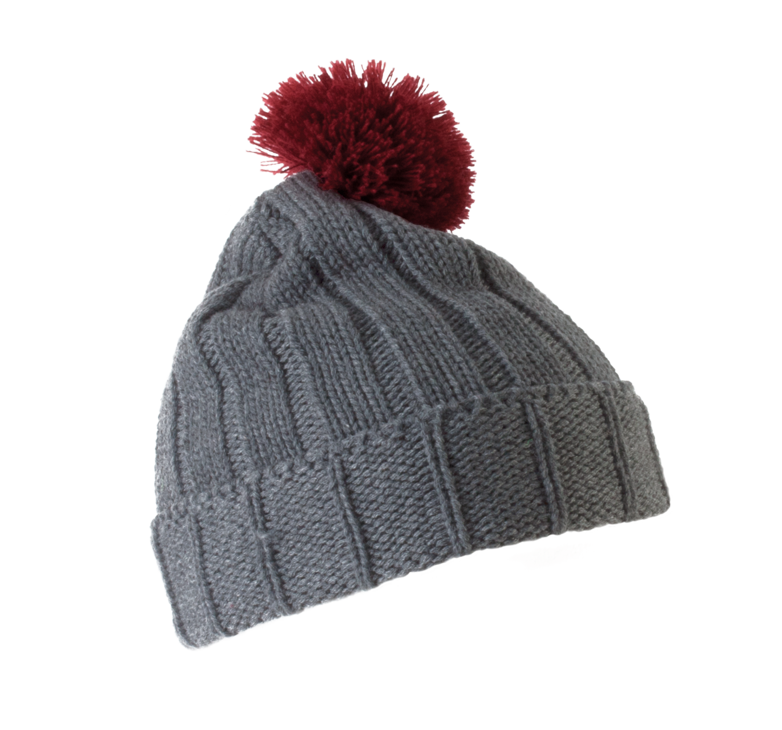Miniature 7 pour Bonnet à pompon avec revers
