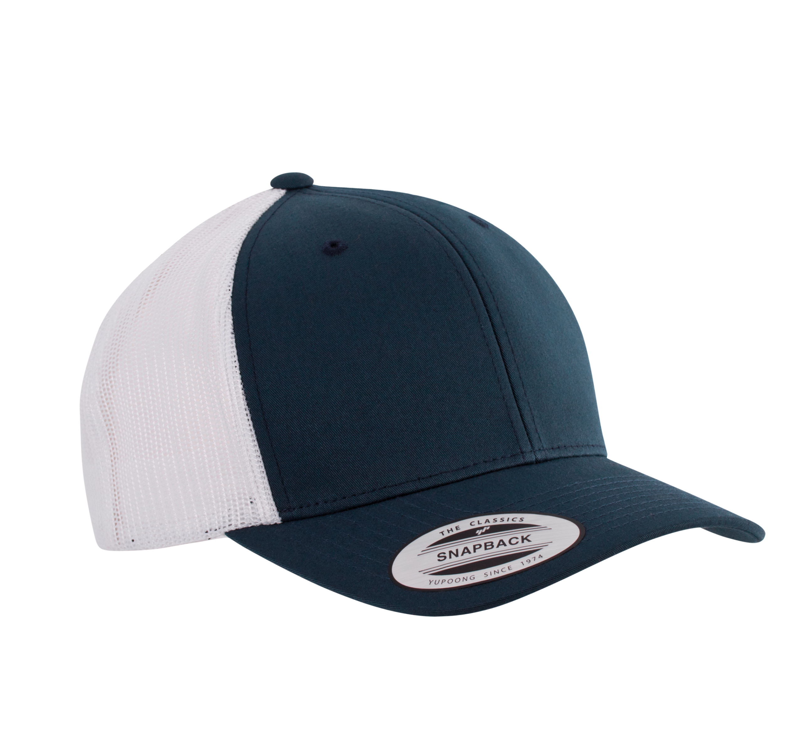 Miniature 12 pour Casquette Trucker modèle rétro - 6 panneaux