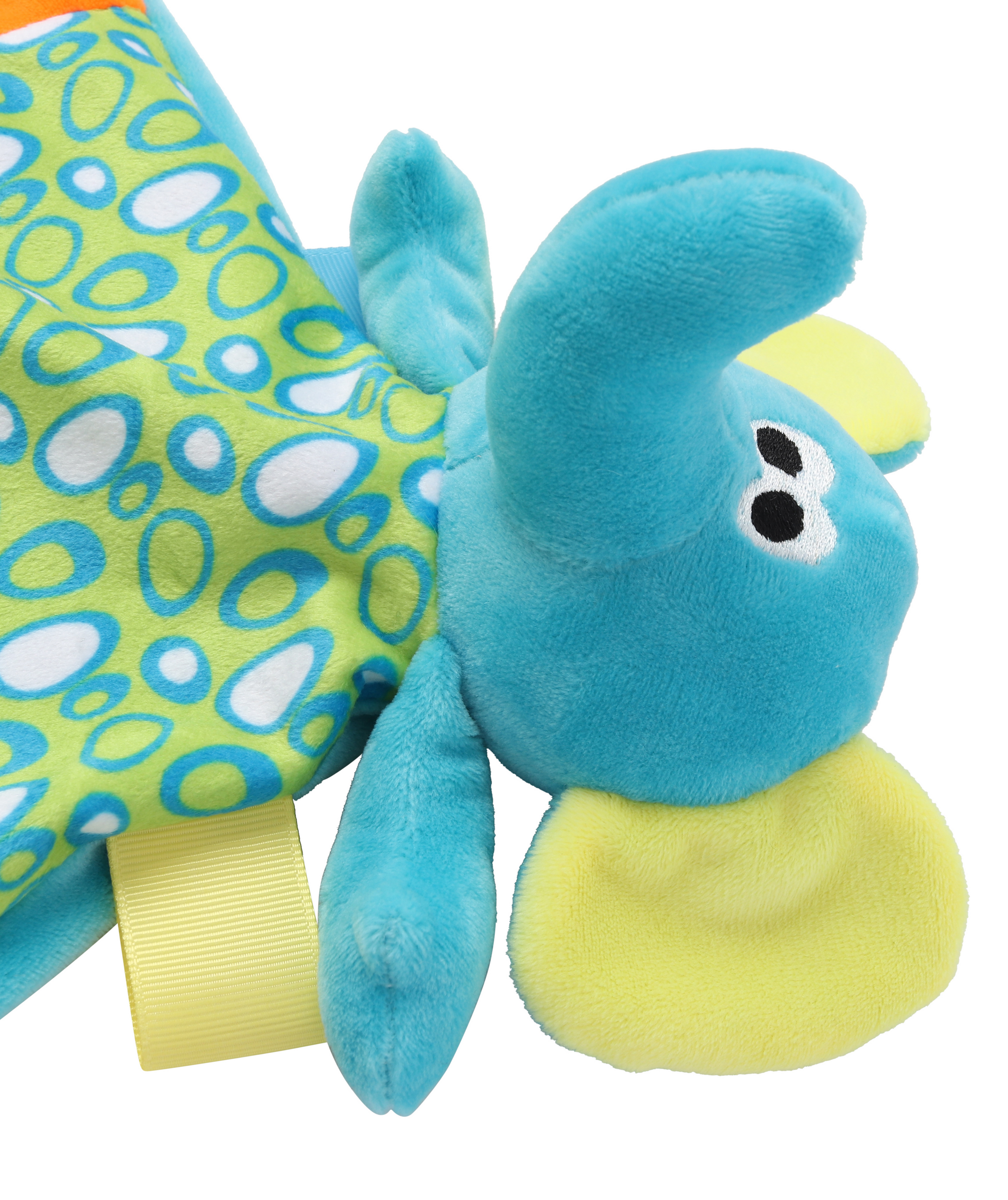 Miniature 3 pour Doudou plat multicolore éléphant