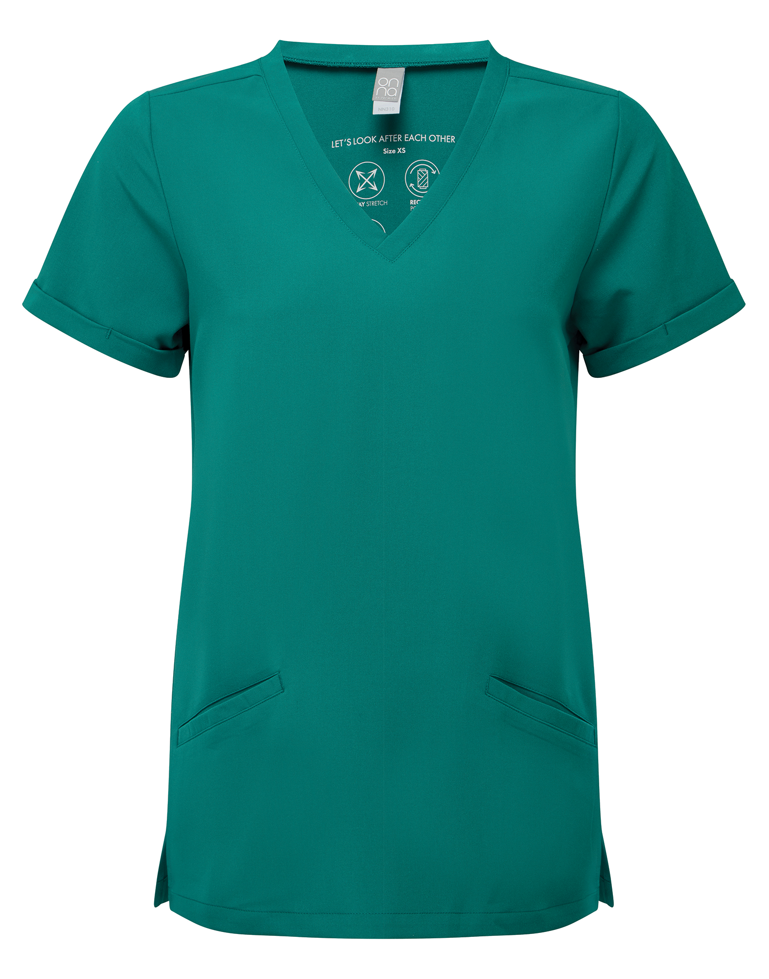 Miniature 25 pour Tunique stretch manches courtes femme