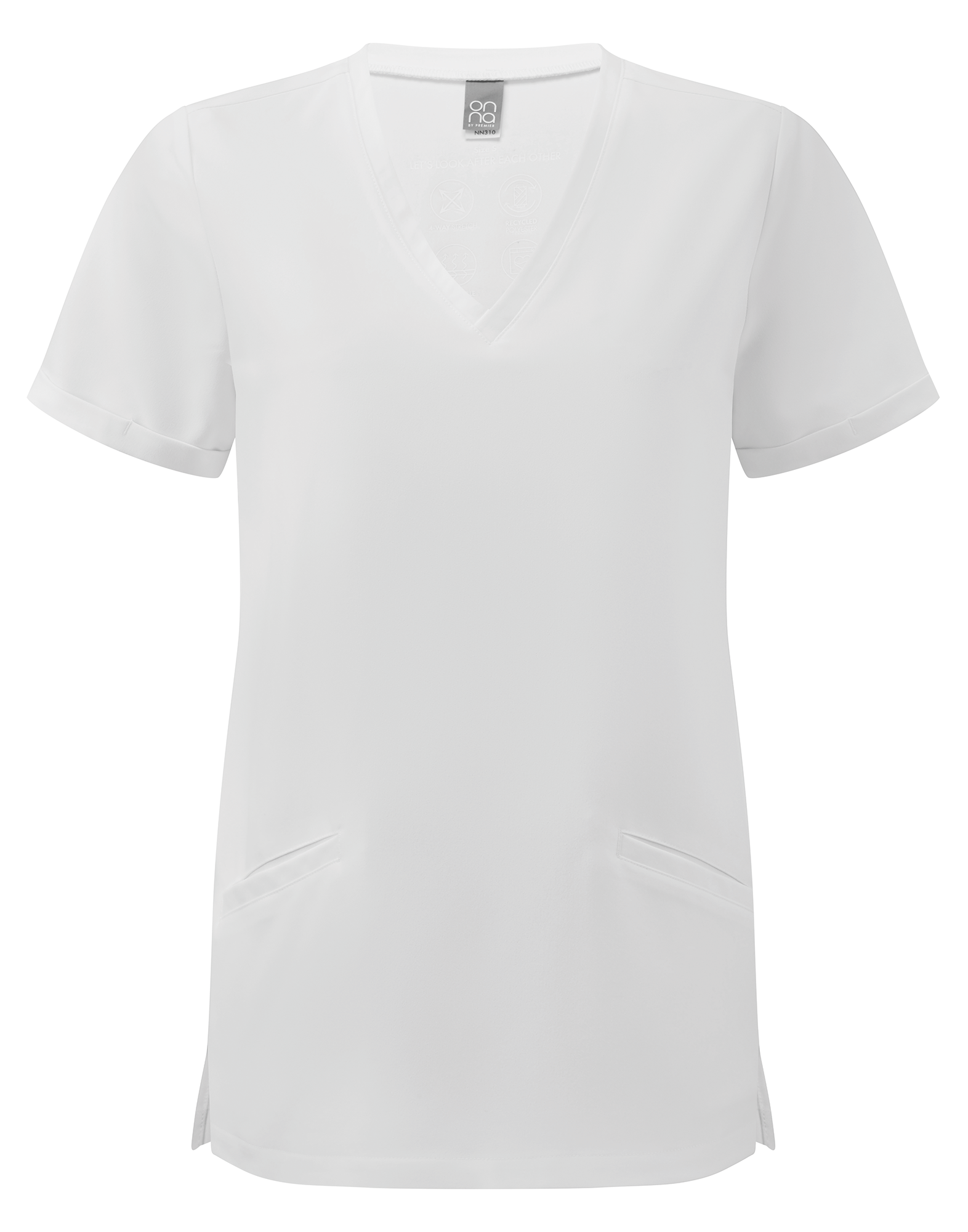 Miniature 28 pour Tunique stretch manches courtes femme