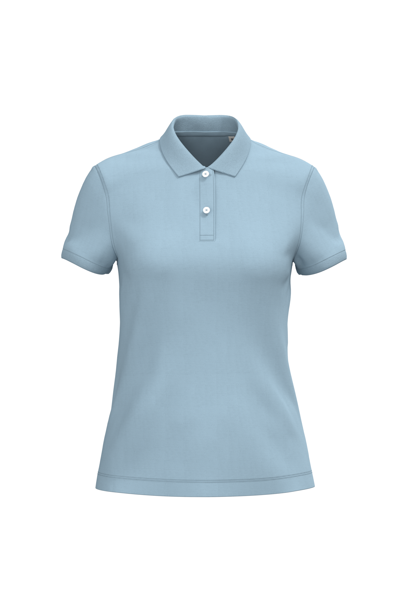 Miniature 20 pour Polo écoresponsable maille piquée femme