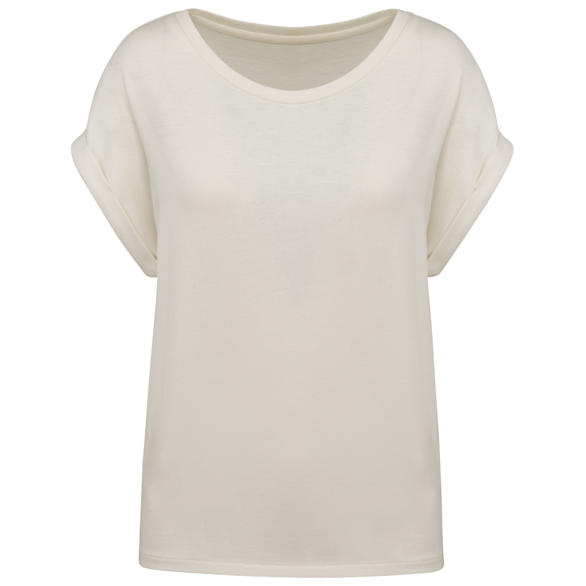 Miniature 8 pour T-shirt écoresponsable manches à revers femme
