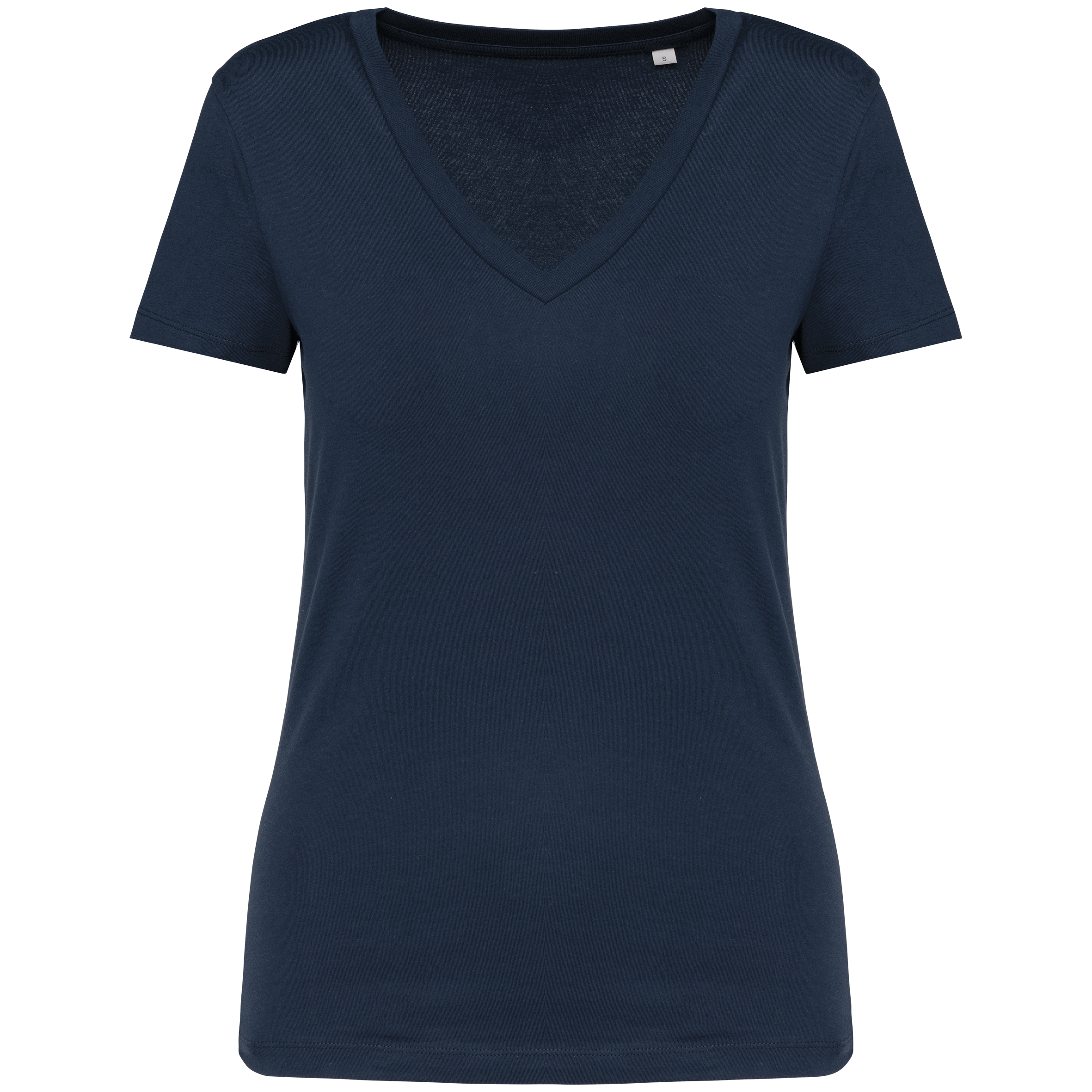 Miniature 9 pour T-shirt écoresponsable col V femme