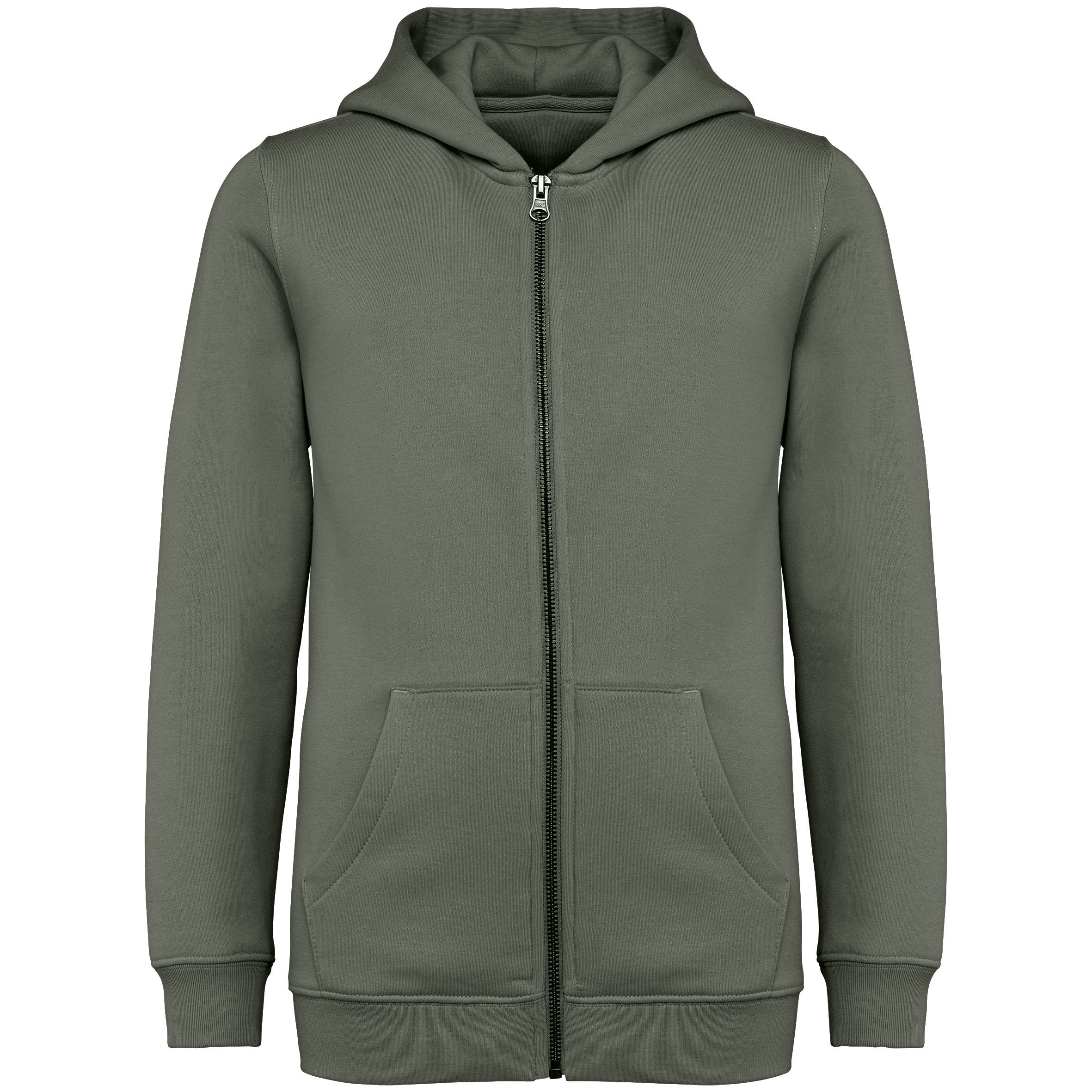 Miniature 12 pour Sweat-shirt écoresponsable zippé à capuche enfant