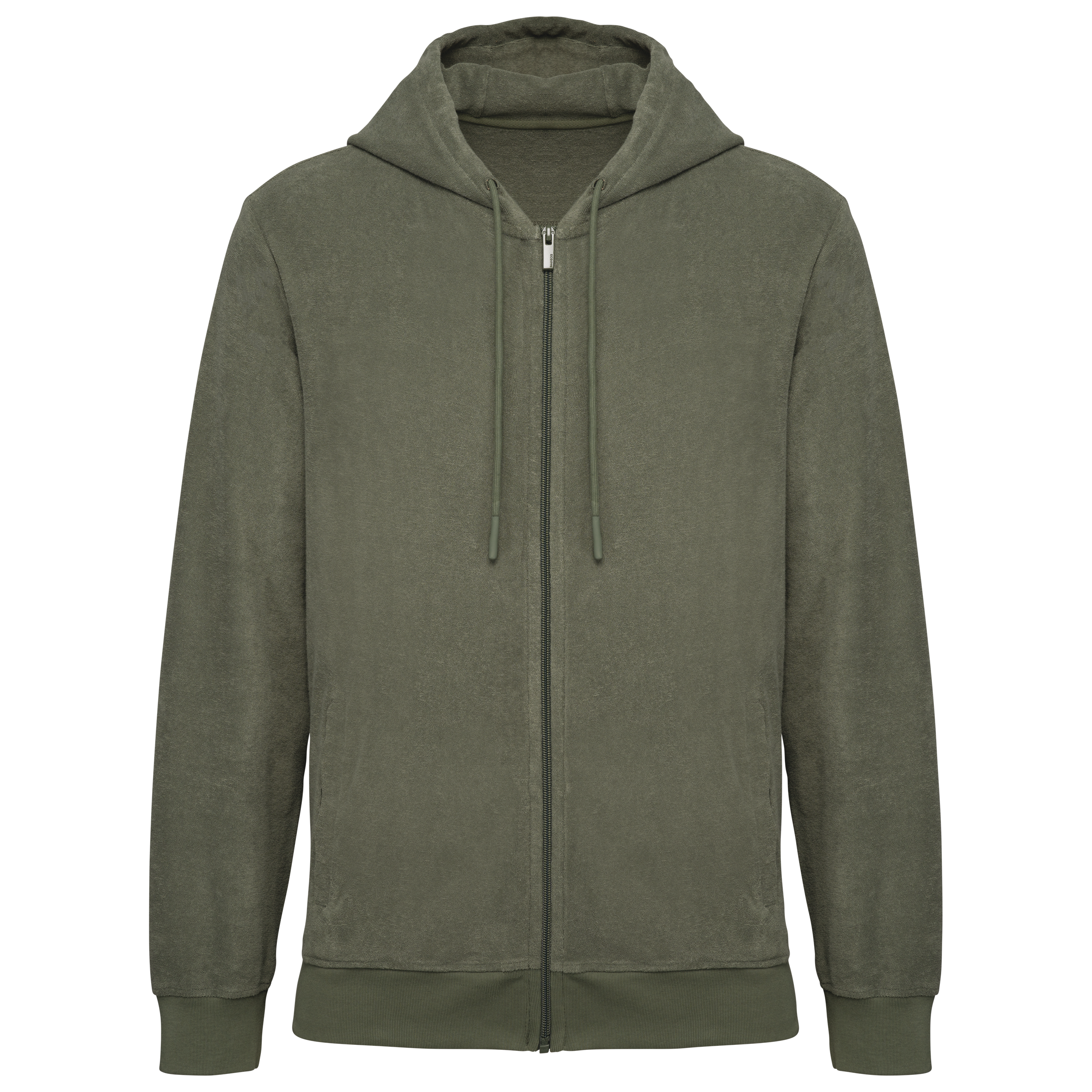 Miniature 20 pour Sweat-shirt écoresponsable en éponge zippé à capuche homme