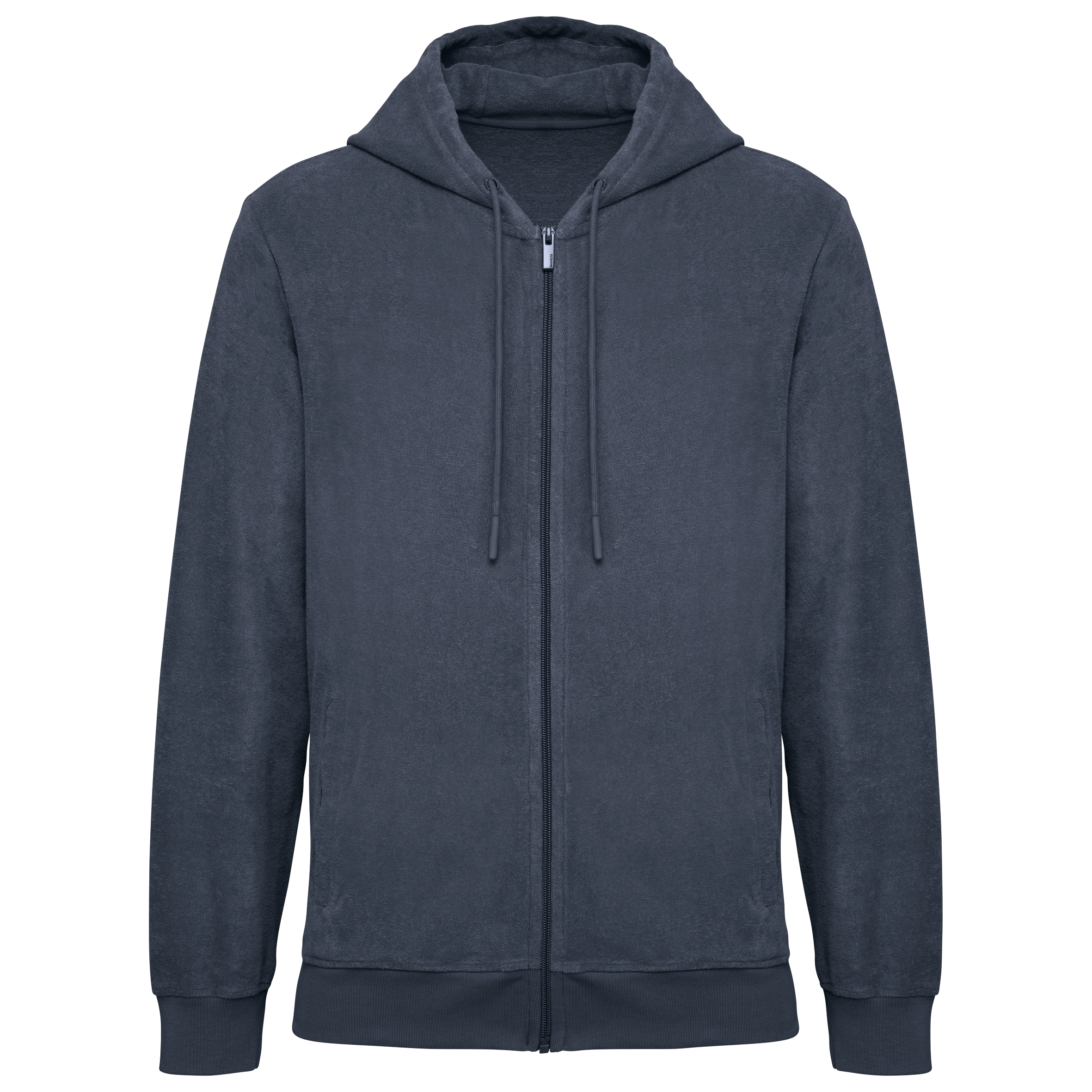 Miniature 19 pour Sweat-shirt écoresponsable en éponge zippé à capuche homme