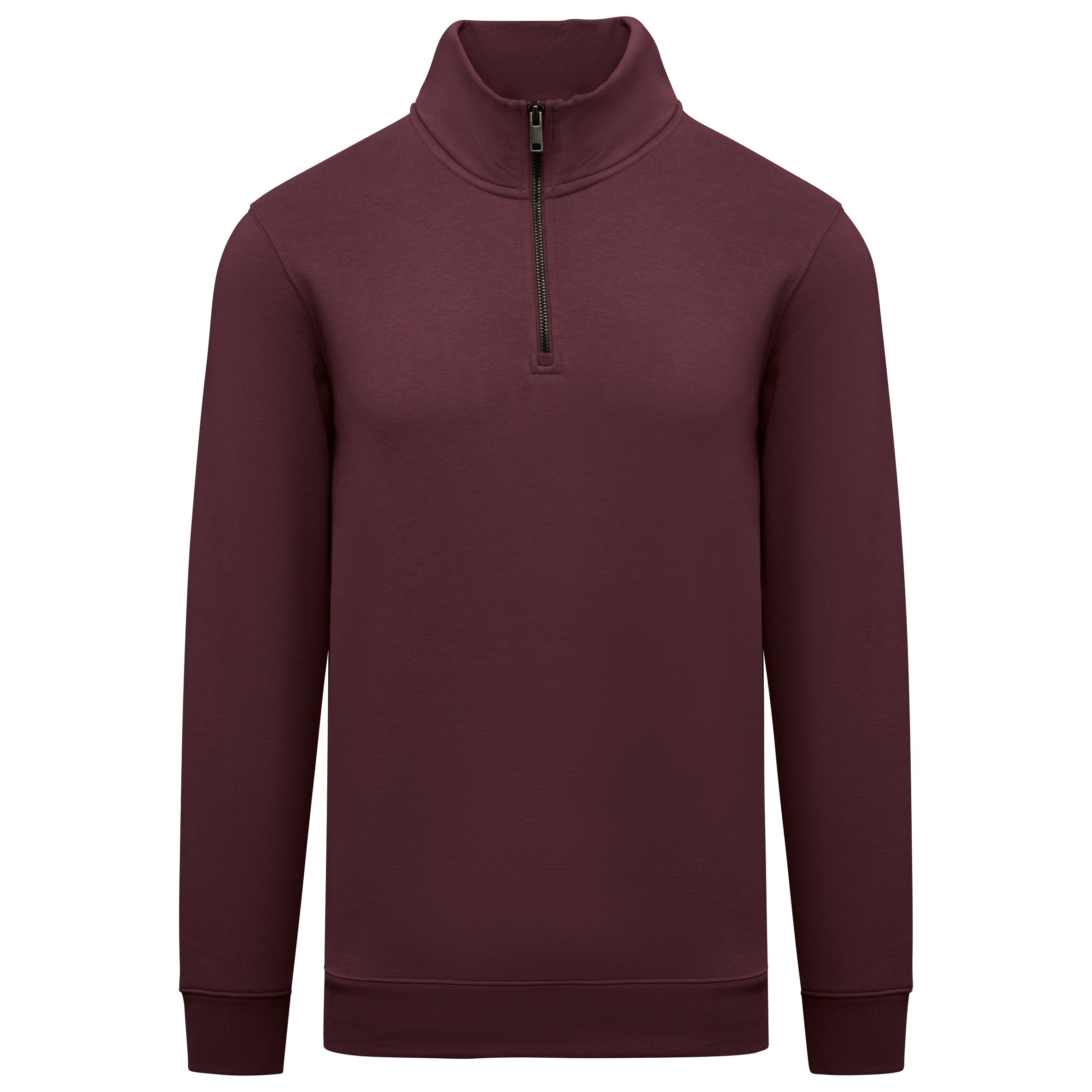 Miniature 2 pour Sweat-shirt écoresponsable à col montant zippé homme