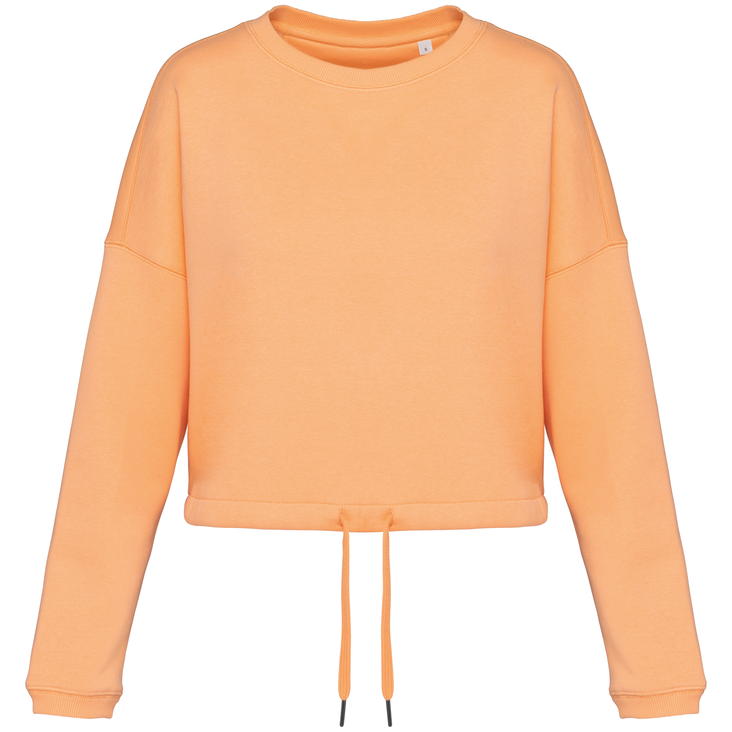 Miniature 10 pour Sweat-shirt écoresponsable à col rond oversize crop femme