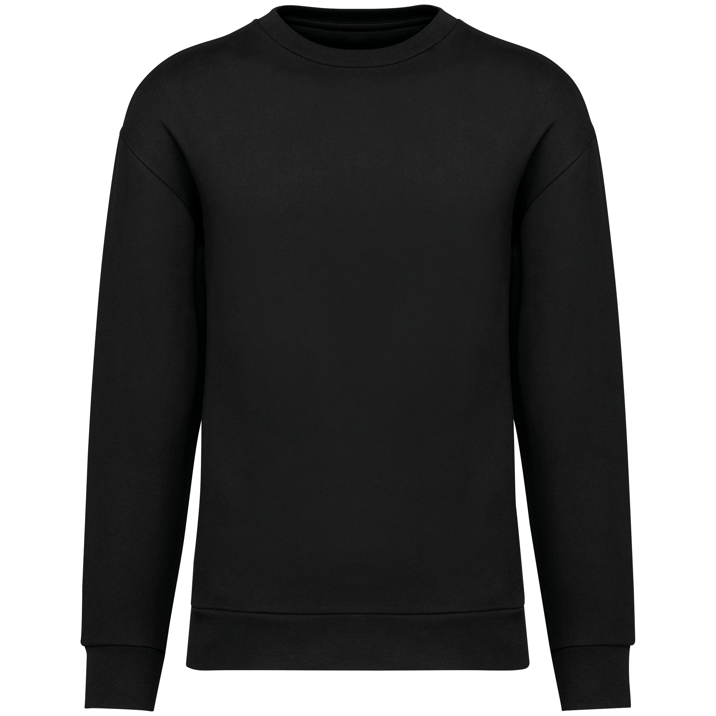 Miniature 10 pour Sweat-shirt écoresponsable à col rond à épaules tombantes molleton gratté unisexe