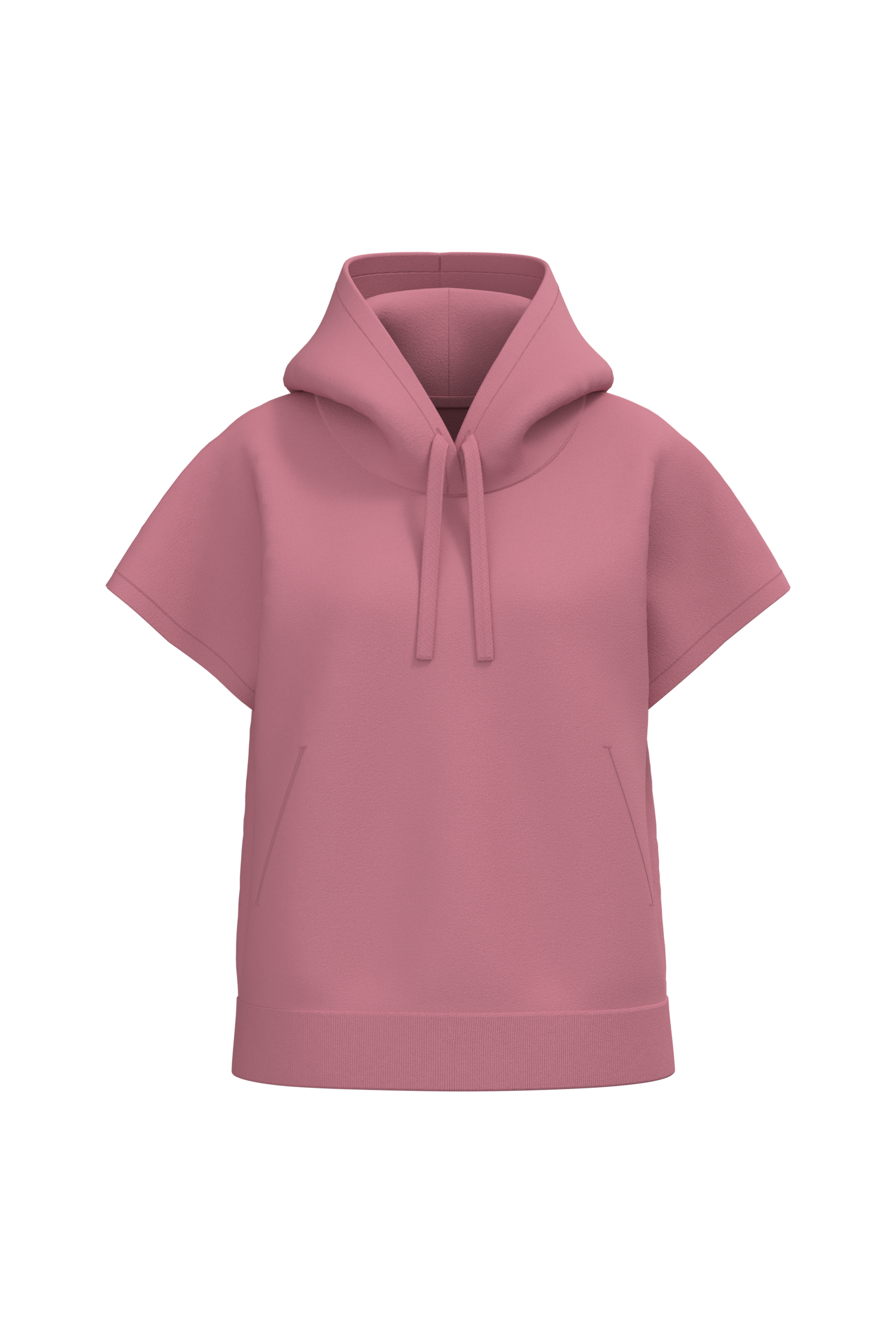 Miniature 1 pour Sweat-shirt écoresponsable à capuche oversize sans manches French Terry femme