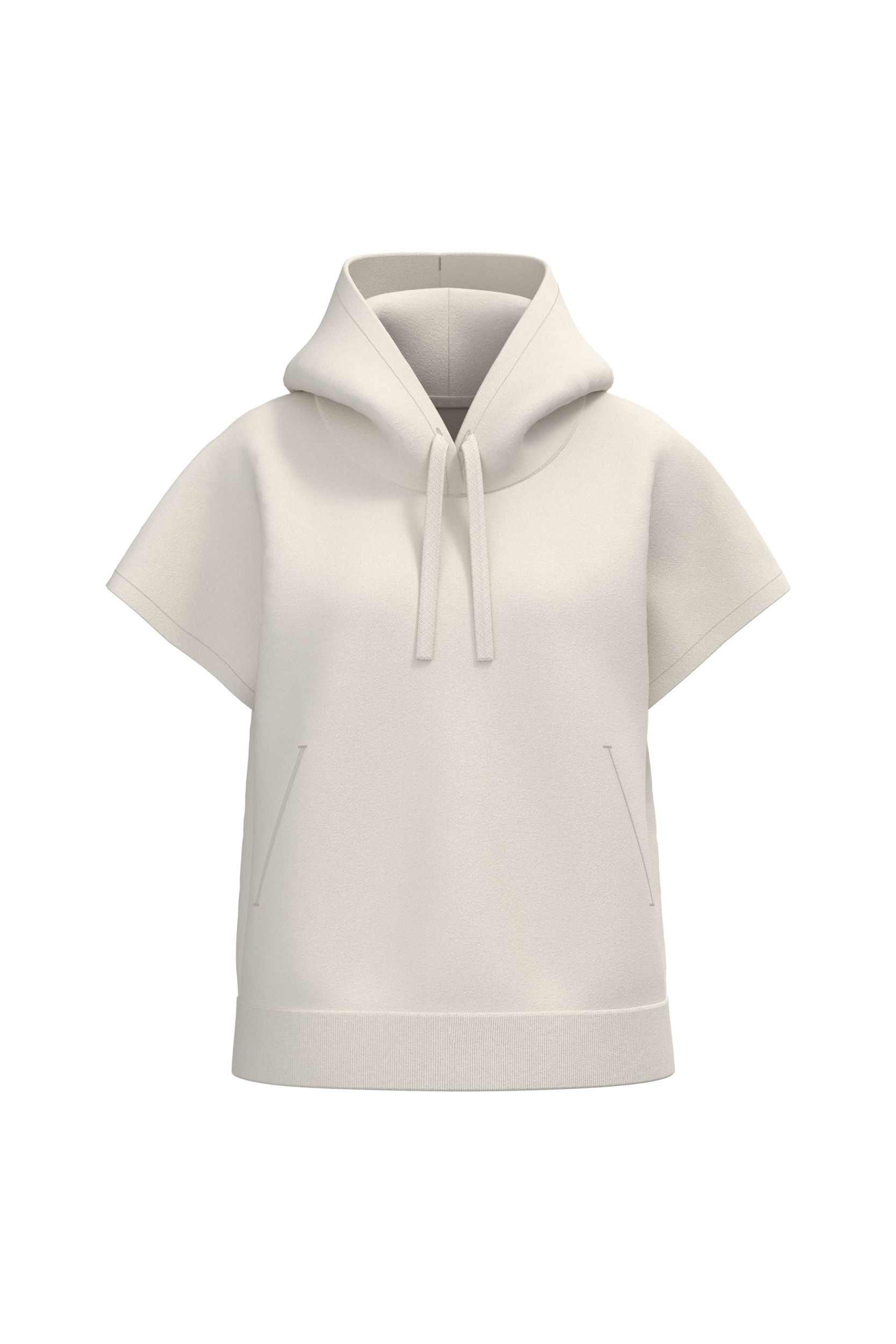 Miniature 3 pour Sweat-shirt écoresponsable à capuche oversize sans manches French Terry femme