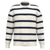 ivory-navy-blue-stripes