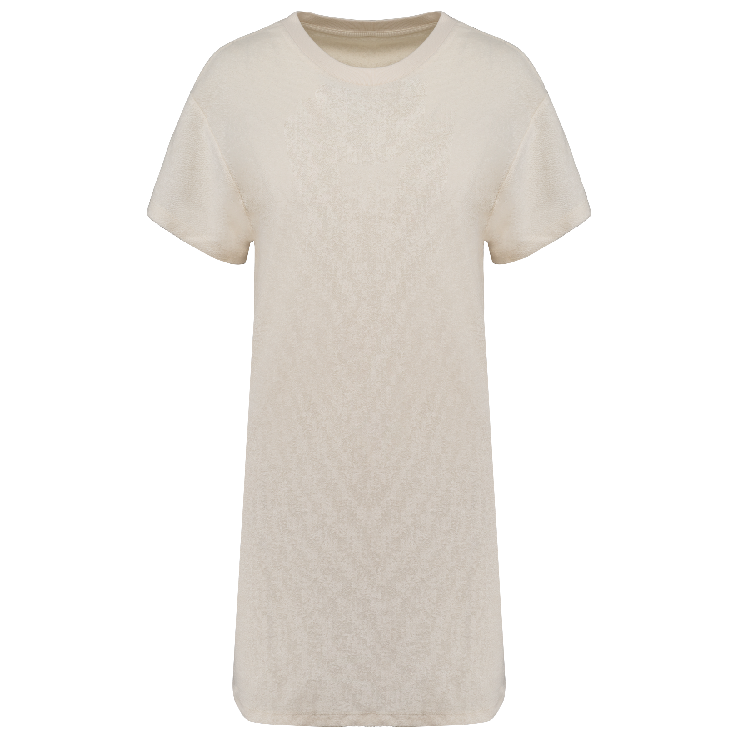 Miniature 9 pour Robe t-shirt écoresponsable en éponge à épaules tombantes femme