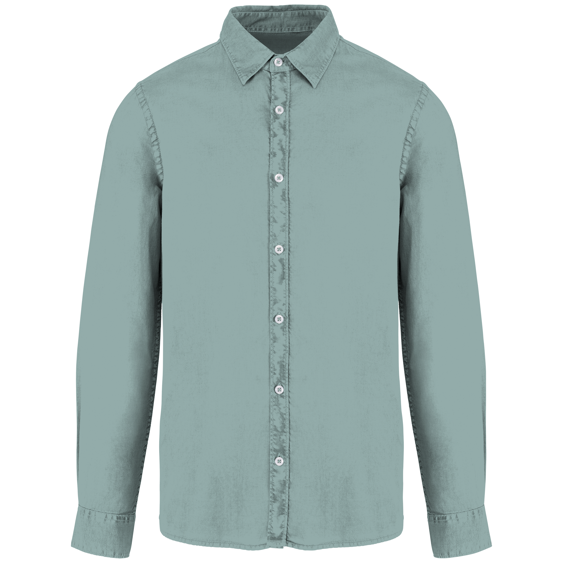 Miniature 9 pour Chemise écoresponsable délavée homme