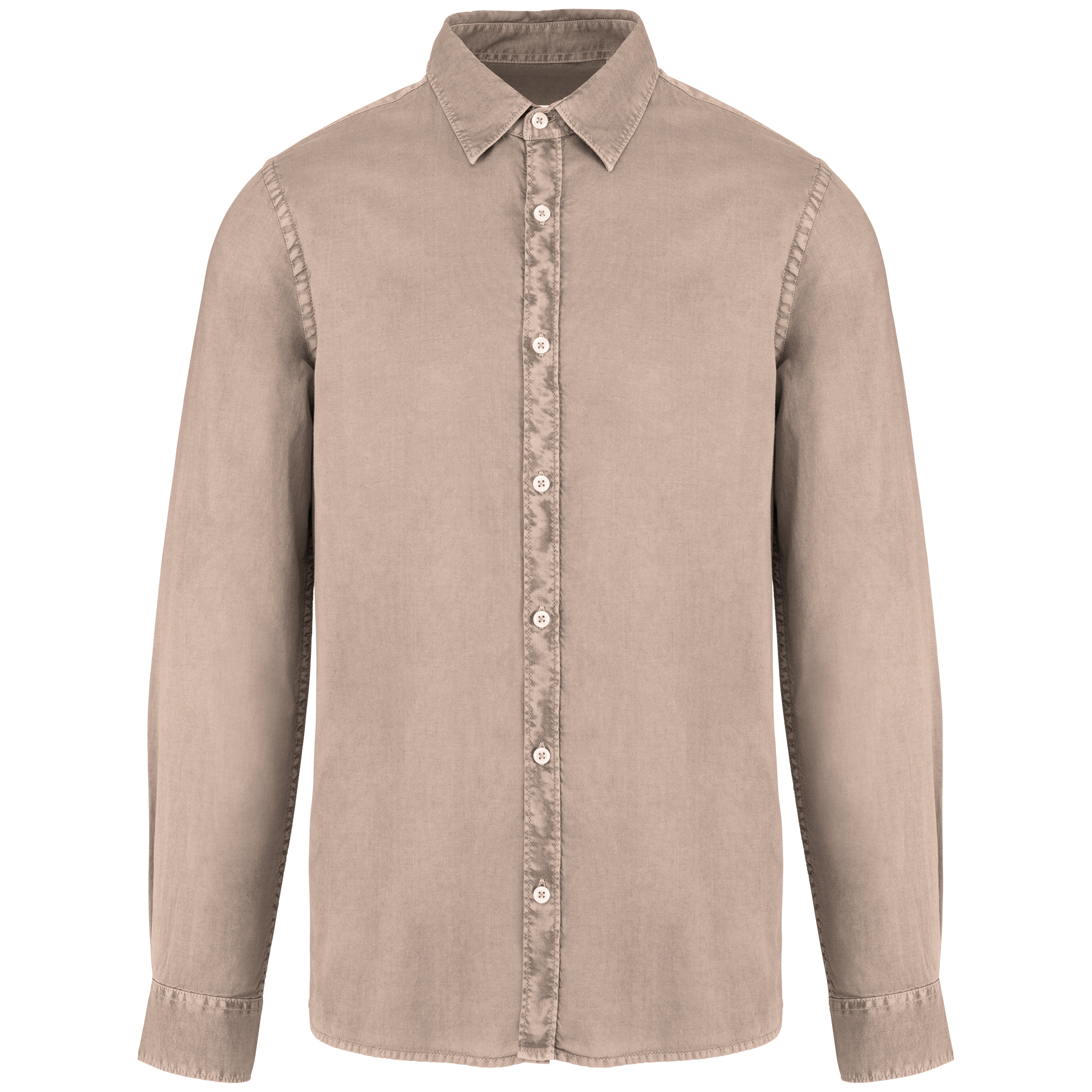 Miniature 10 pour Chemise écoresponsable délavée homme