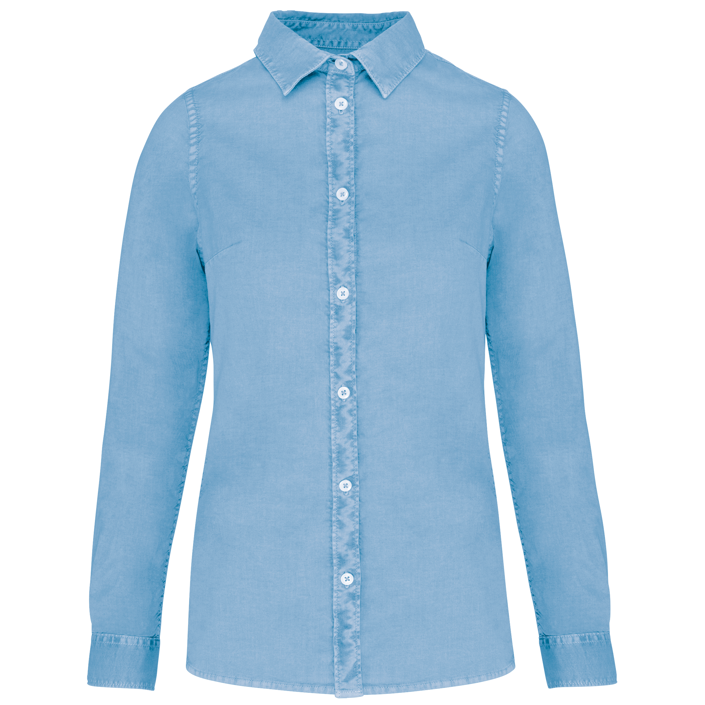 Miniature 7 pour Chemise écoresponsable délavée femme