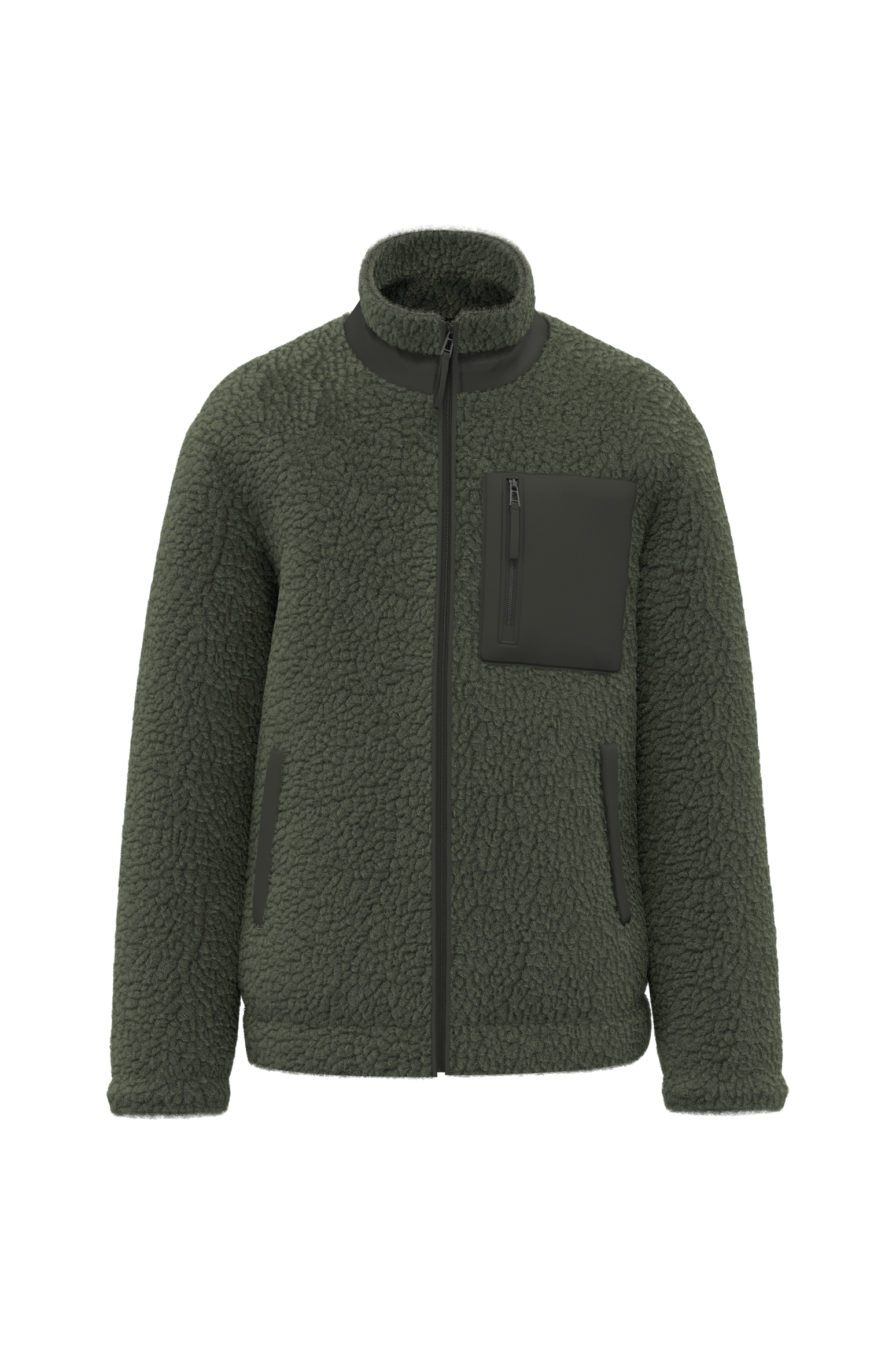 Miniature 12 pour Veste écoresponsable en sherpa unisexe