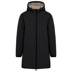 Visuel Veste écoresponsable imperméable doublée en sherpa unisexe