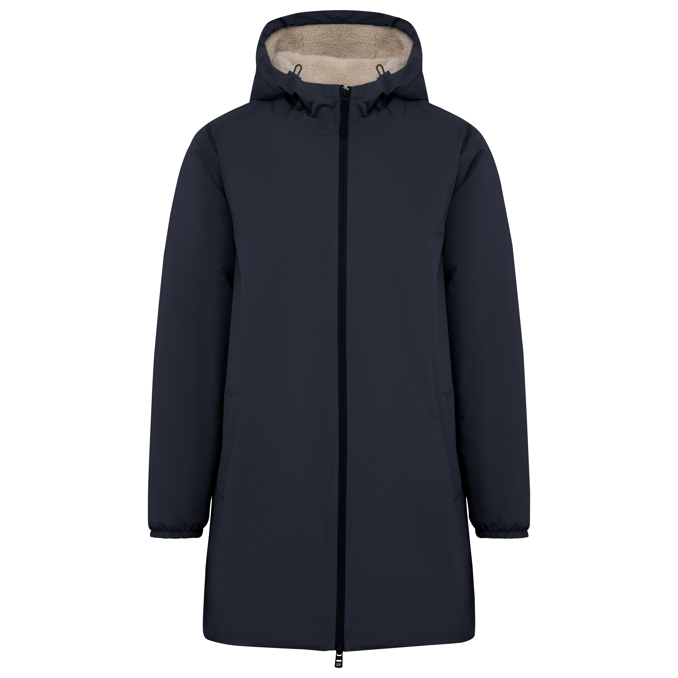 Miniature 2 pour Veste écoresponsable imperméable doublée en sherpa unisexe
