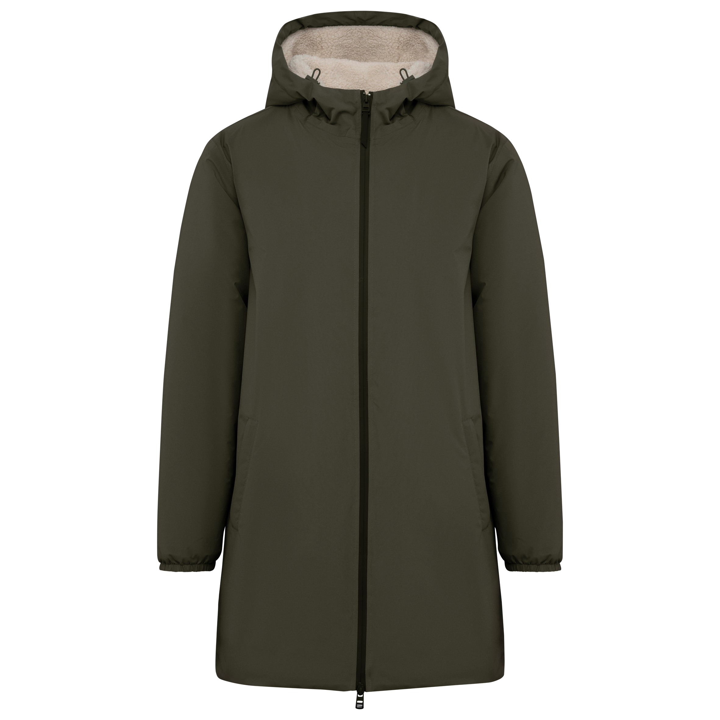 Miniature 3 pour Veste écoresponsable imperméable doublée en sherpa unisexe