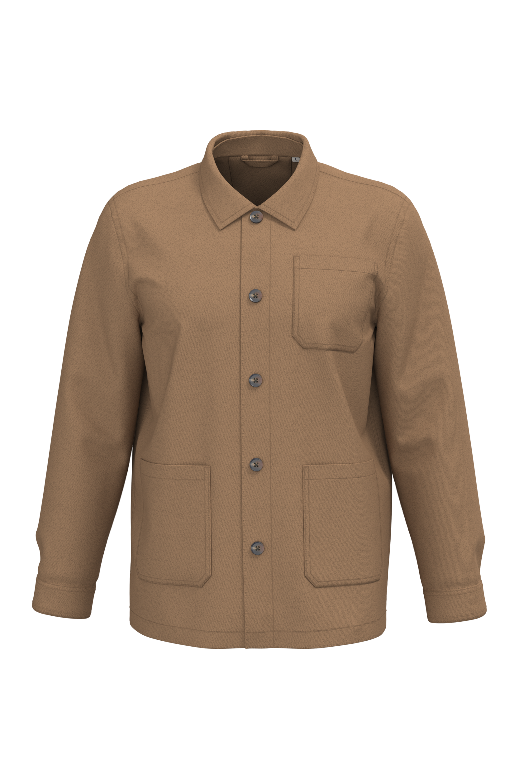 Miniature 1 pour Veste worker écoresponsable délavée unisexe