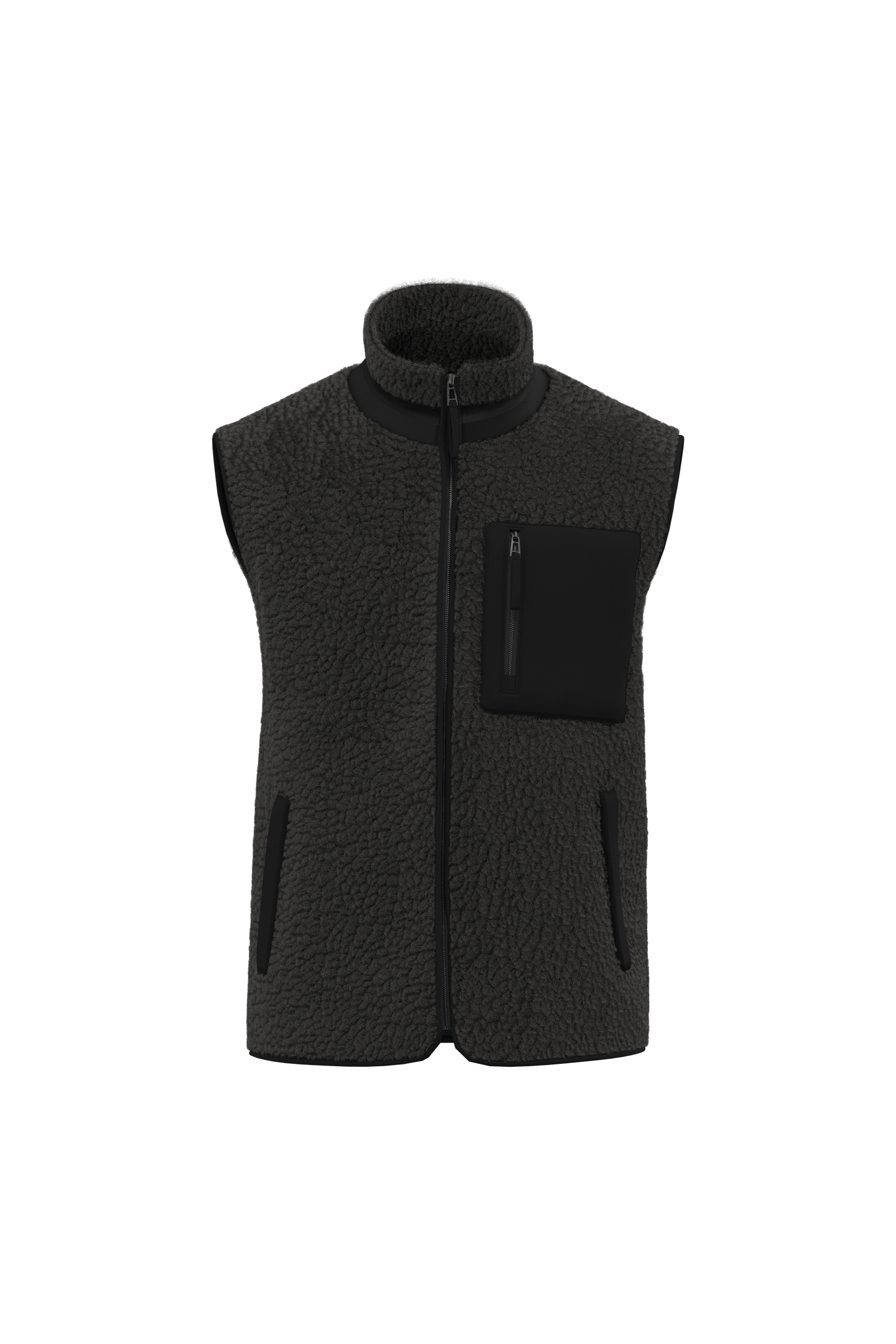 Miniature 1 pour Bodywarmer écoresponsable en sherpa unisexe