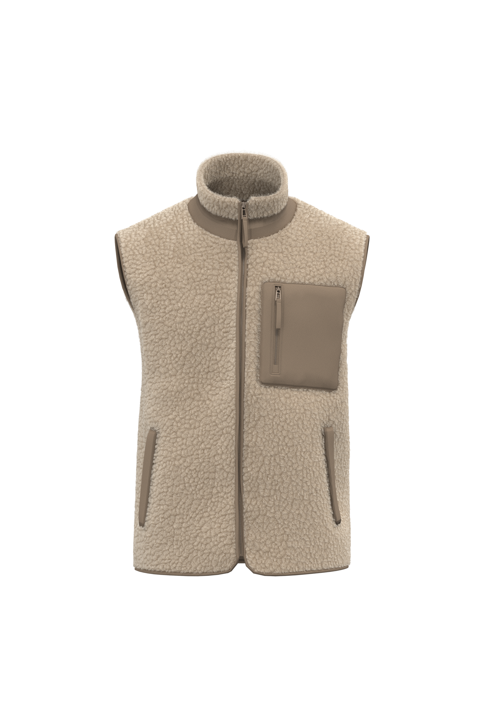 Miniature 2 pour Bodywarmer écoresponsable en sherpa unisexe