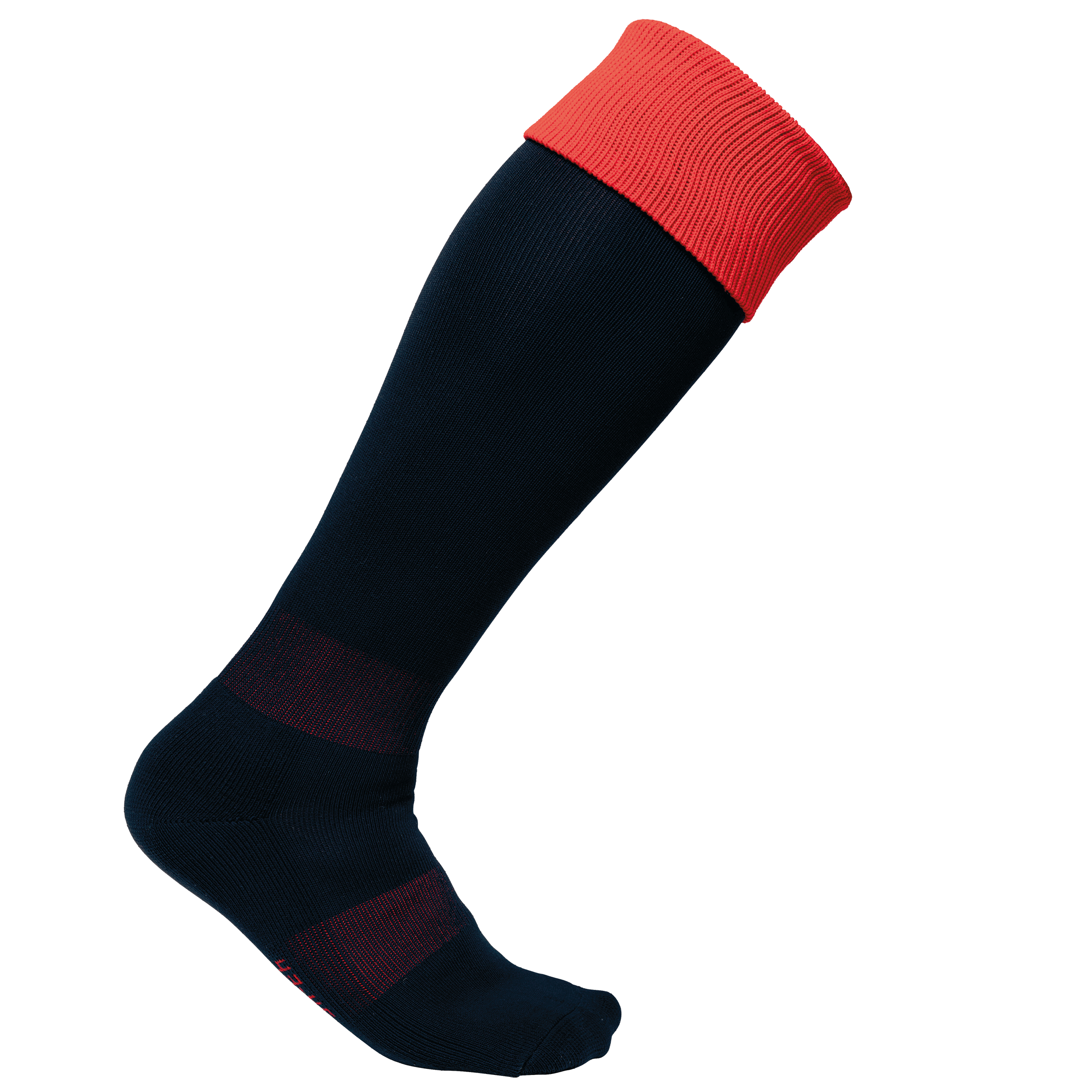 Miniature 2 pour Chaussettes de sport bicolores unisexe