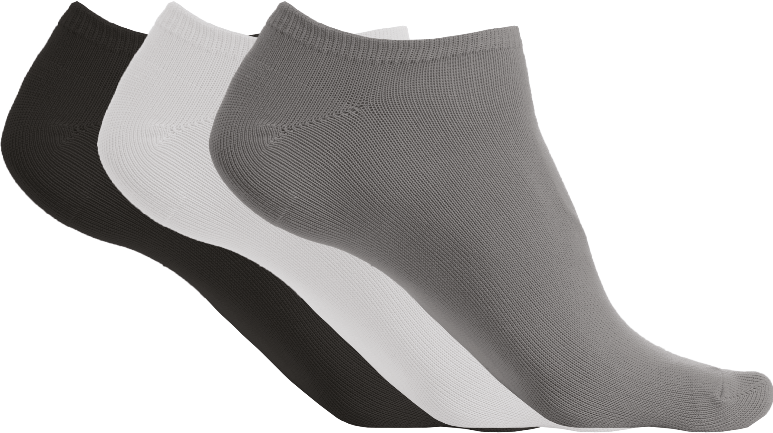 Miniature 2 pour Socquettes microfibre unisexe - pack de 3 paires
